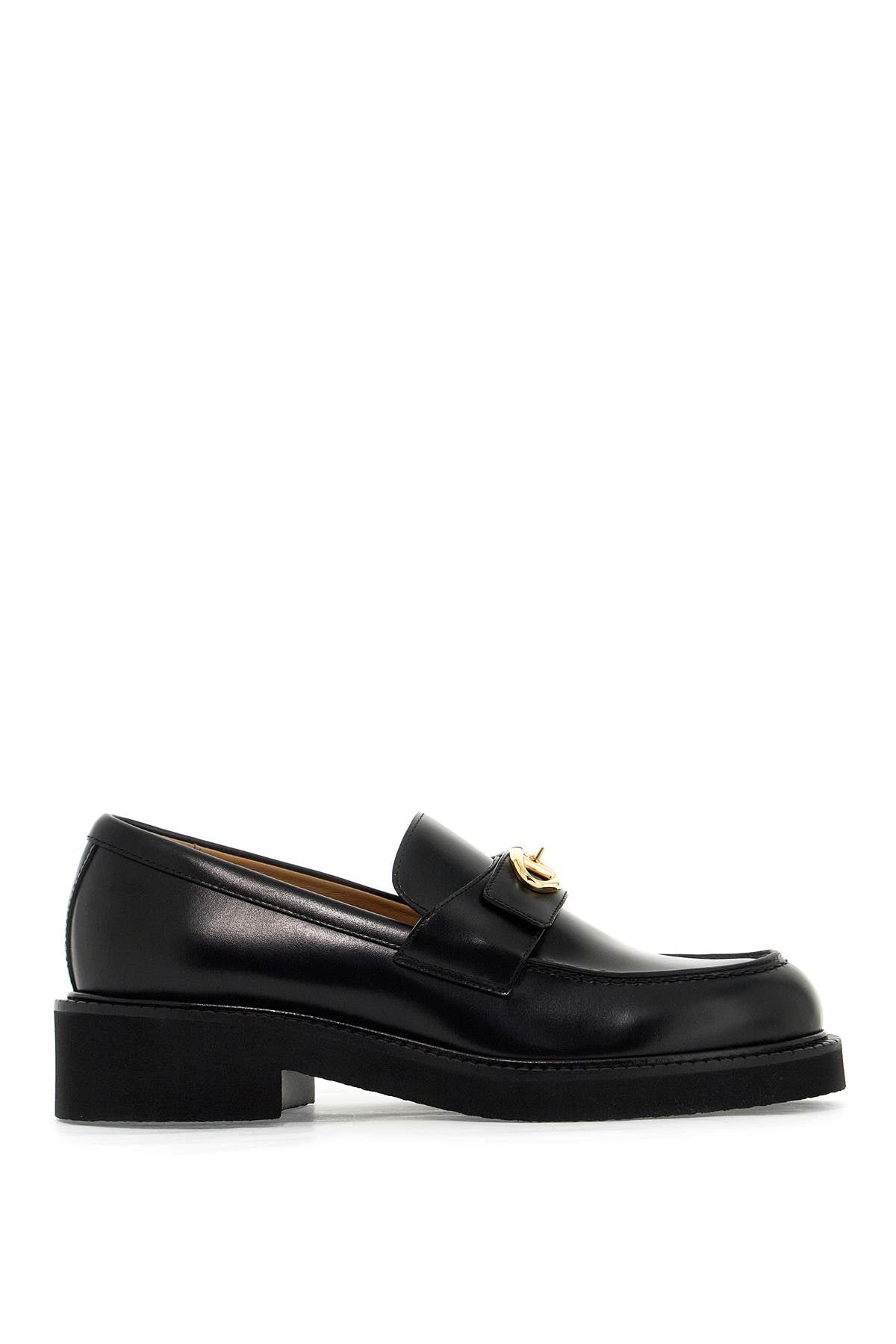 VALENTINO GARAVANI 40MM Calfskin Vlogo Locker Loafer