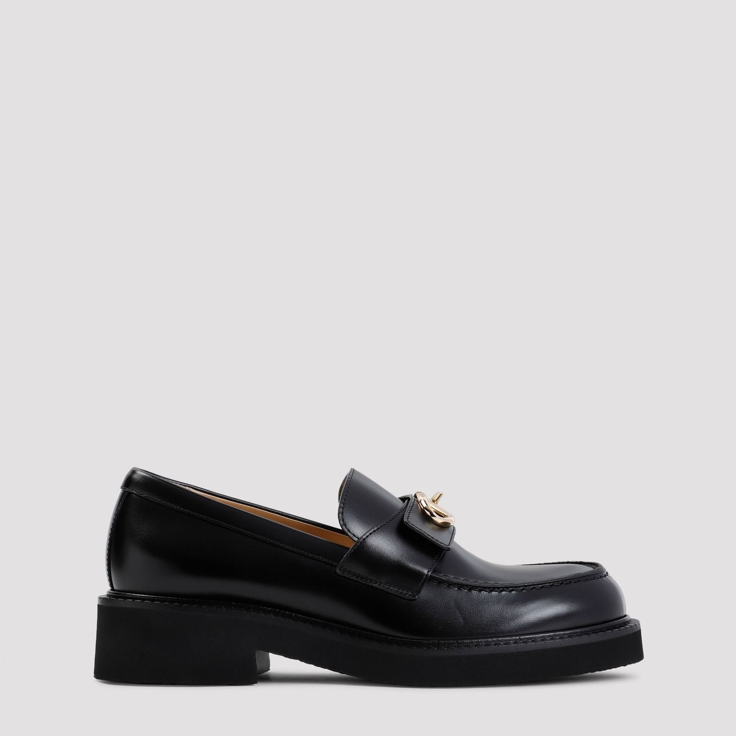 VALENTINO GARAVANI 40MM Calfskin Vlogo Locker Loafer