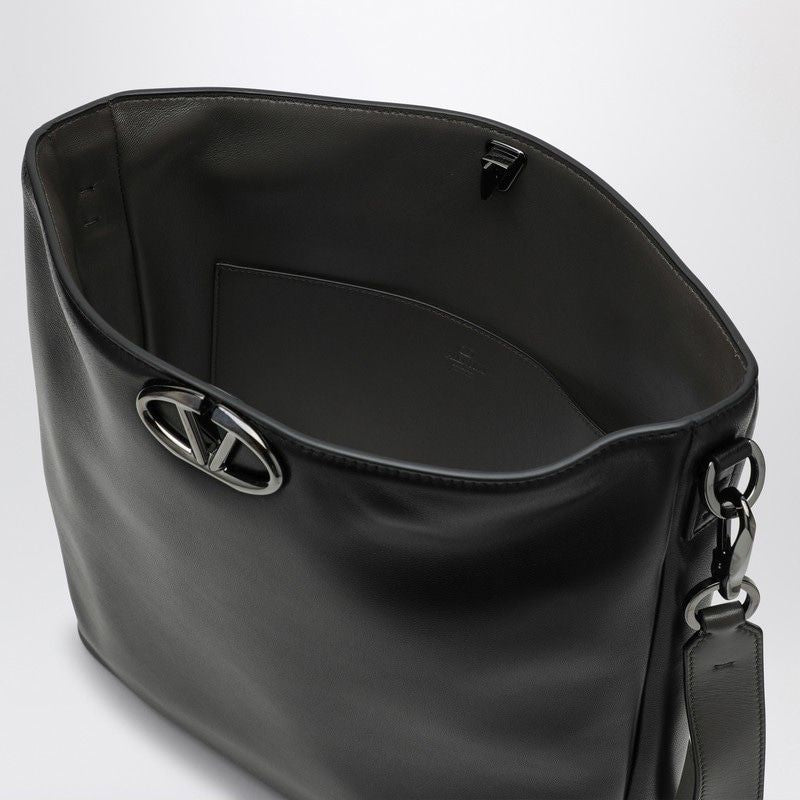 VALENTINO GARAVANI Mini VLOGO Locker Leather Shoulder Bag