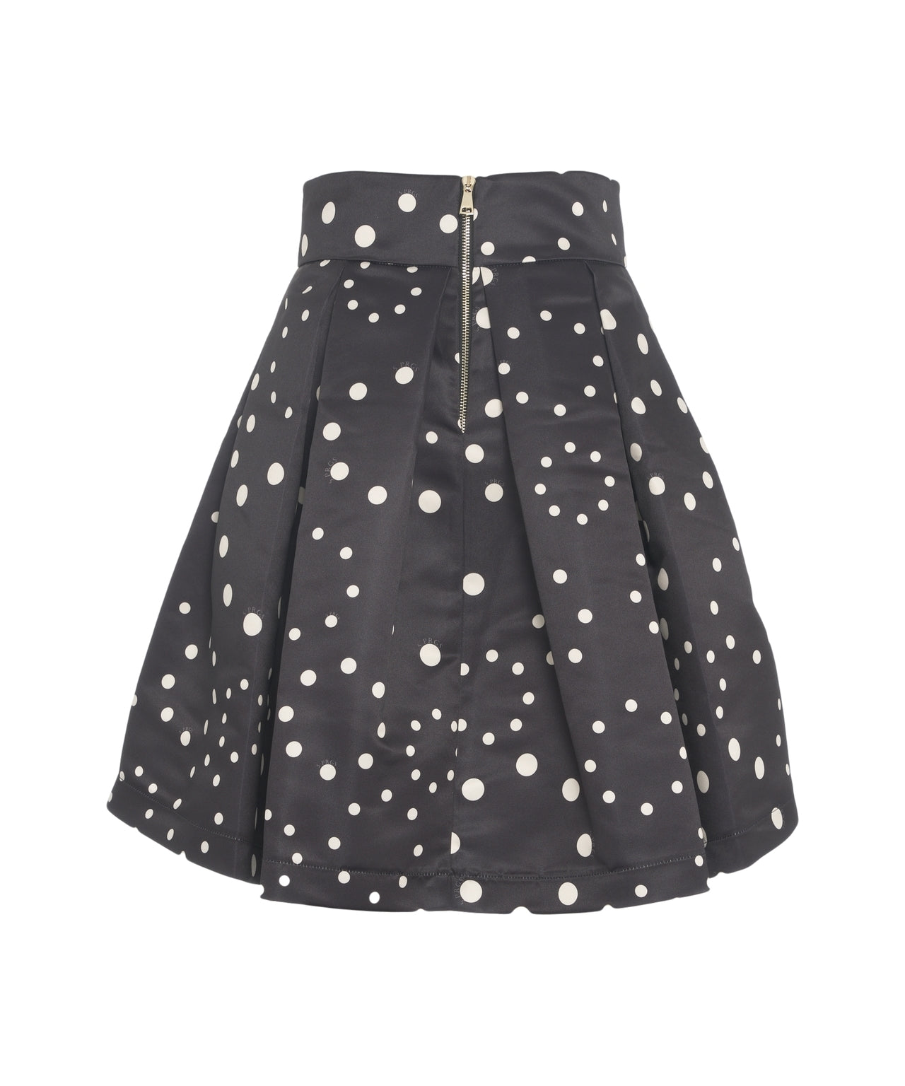 5 PROGRESS Pleated Mini Skirt with Polka Dots