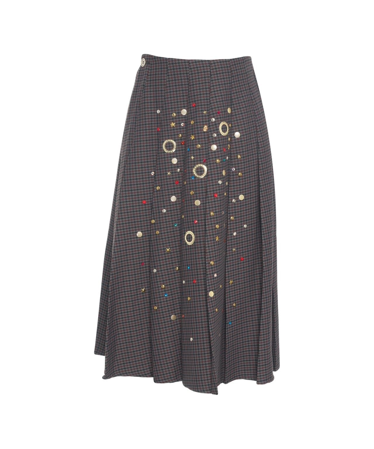 5 PROGRESS Midi Pleated Skirt with Stunning Accents