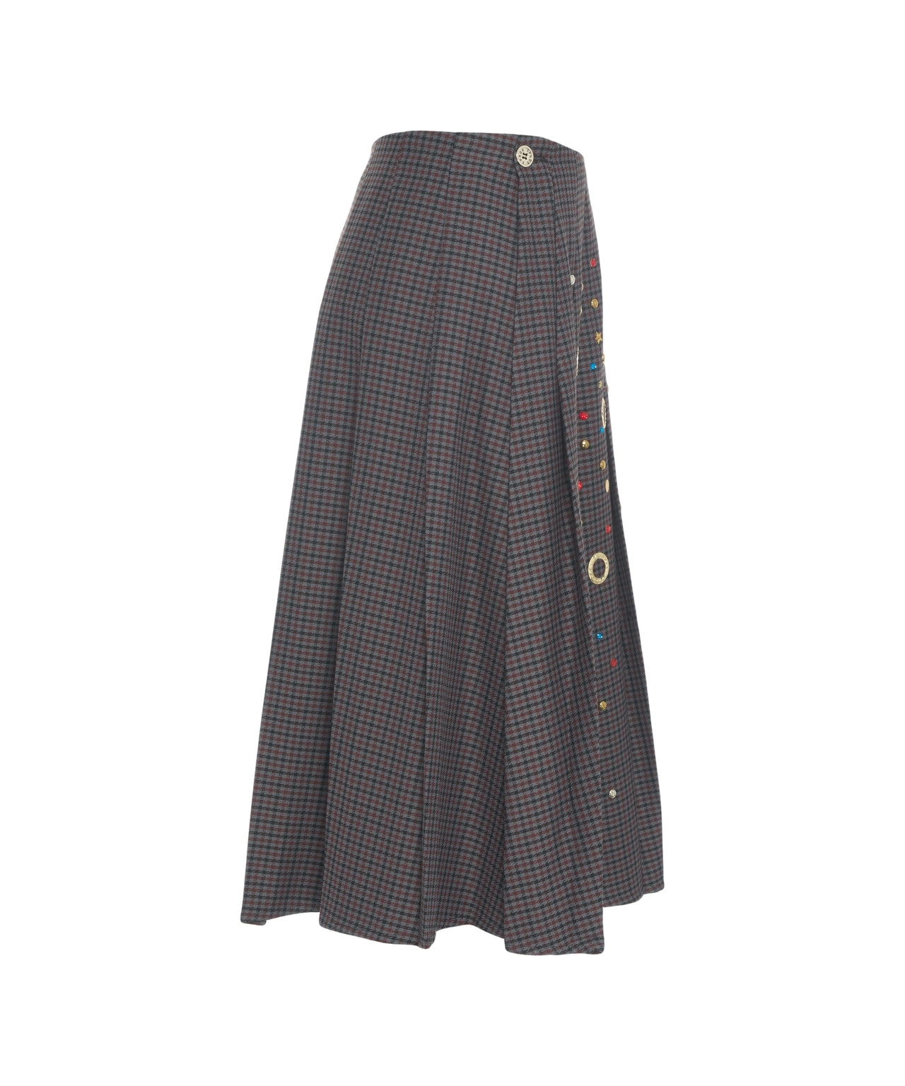 5 PROGRESS Midi Pleated Skirt with Stunning Accents