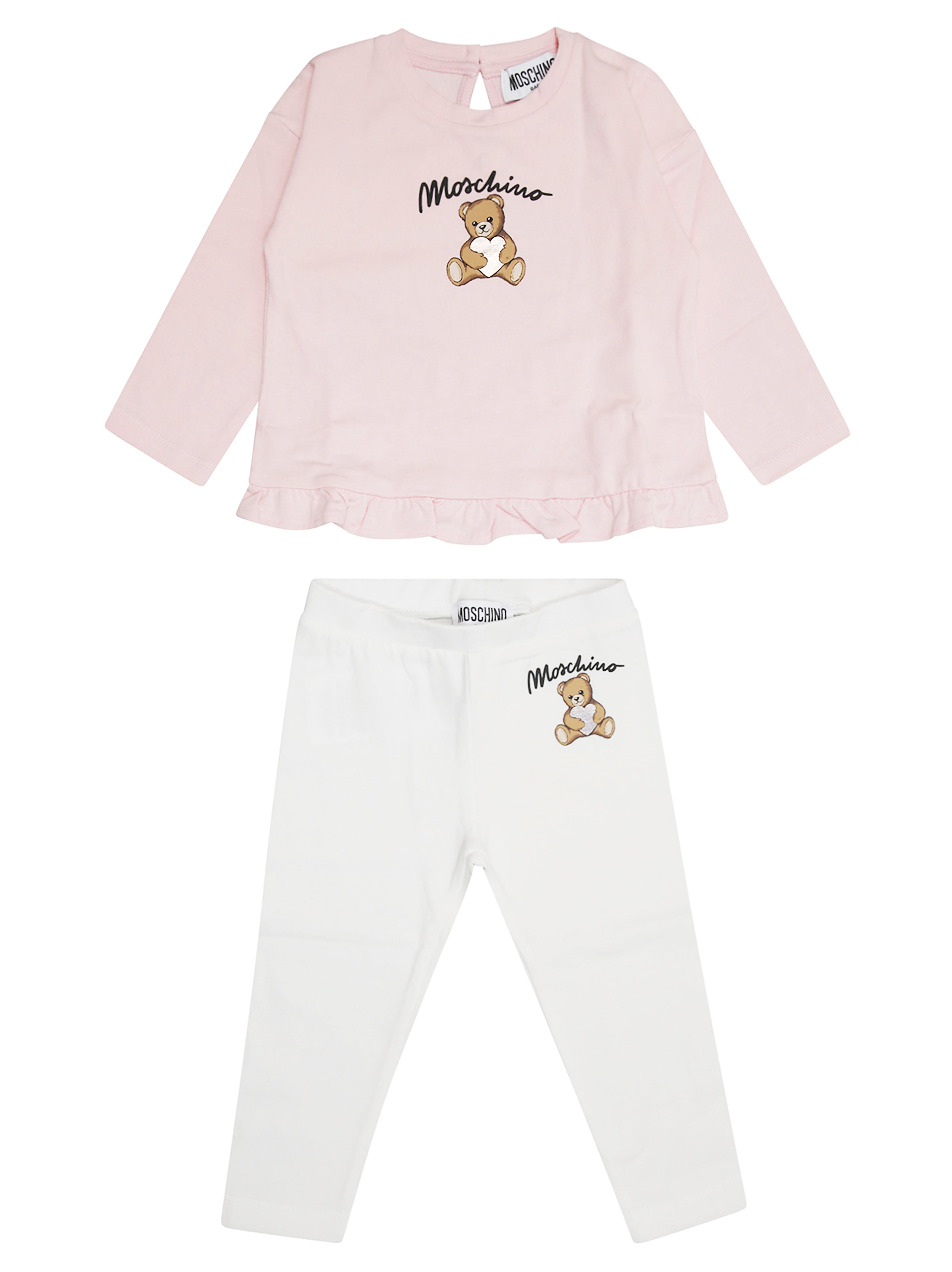 MOSCHINO BABY Mini Complete Set with Logo Tee and Leggings