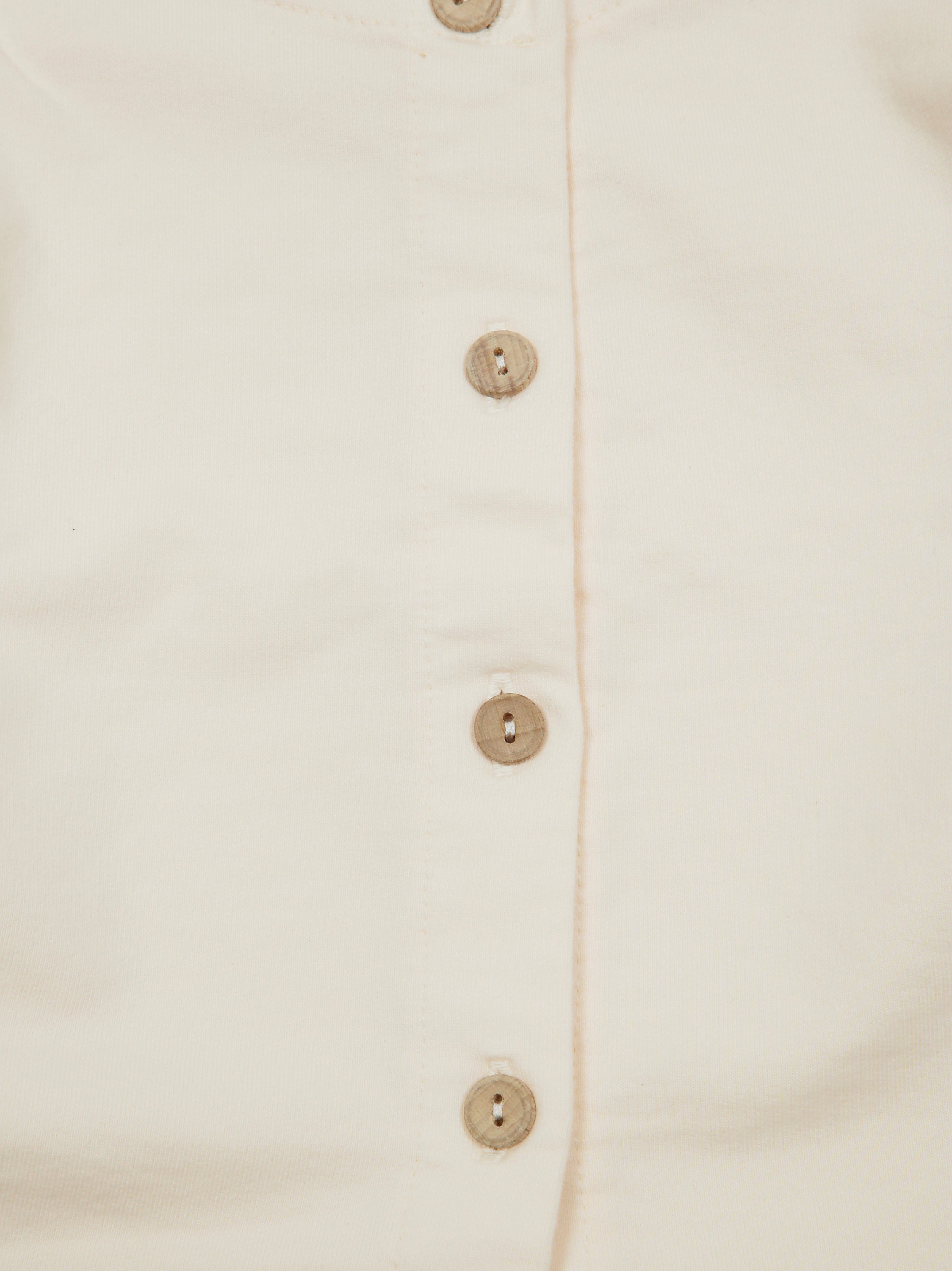 1+IN THE FAMILY Mini Cardigan Sweatshirt with Button Details