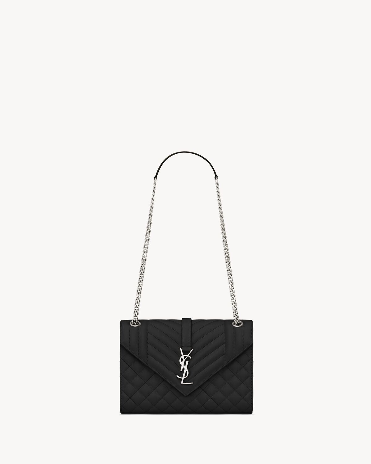 SAINT LAURENT Medium Envelope Shoulder Bag
