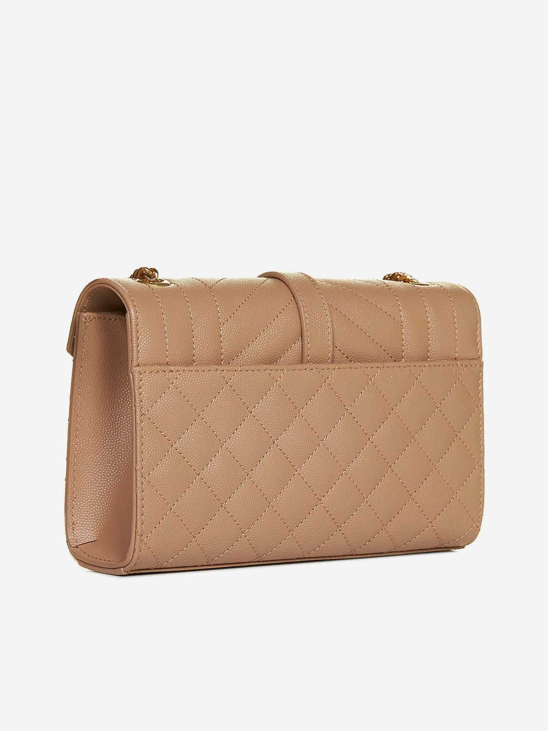 SAINT LAURENT Mini Grain Leather Crossbody Bag