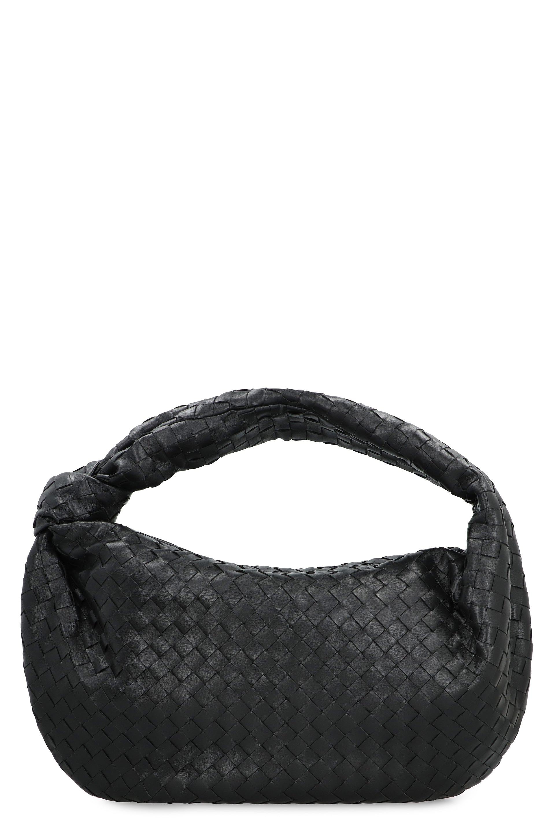 BOTTEGA VENETA Mini Leather Shoulder Handbag with Knot Detail - FW24 Collection