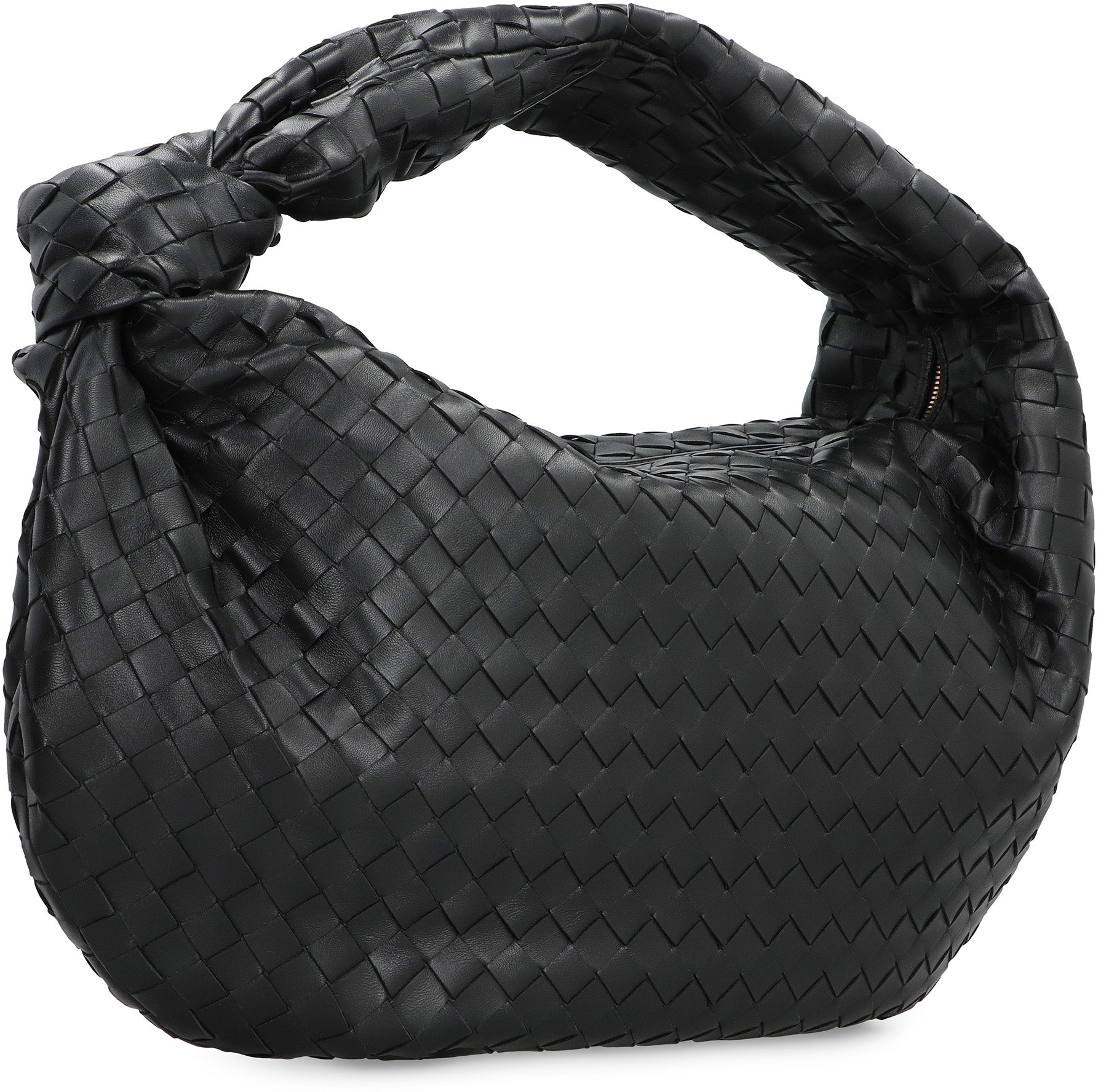 BOTTEGA VENETA Mini Leather Shoulder Handbag with Knot Detail - FW24 Collection
