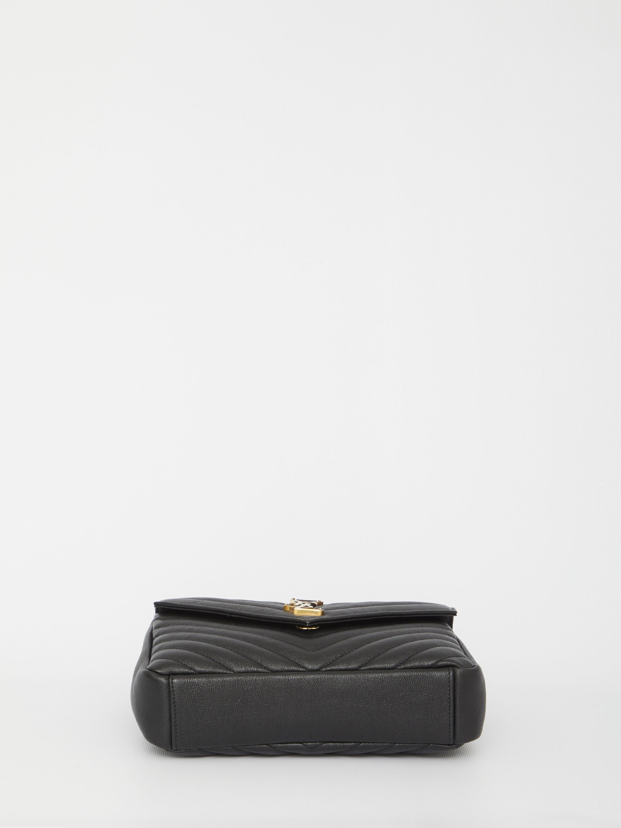 SAINT LAURENT Medium Chevron-Quilted Handbag