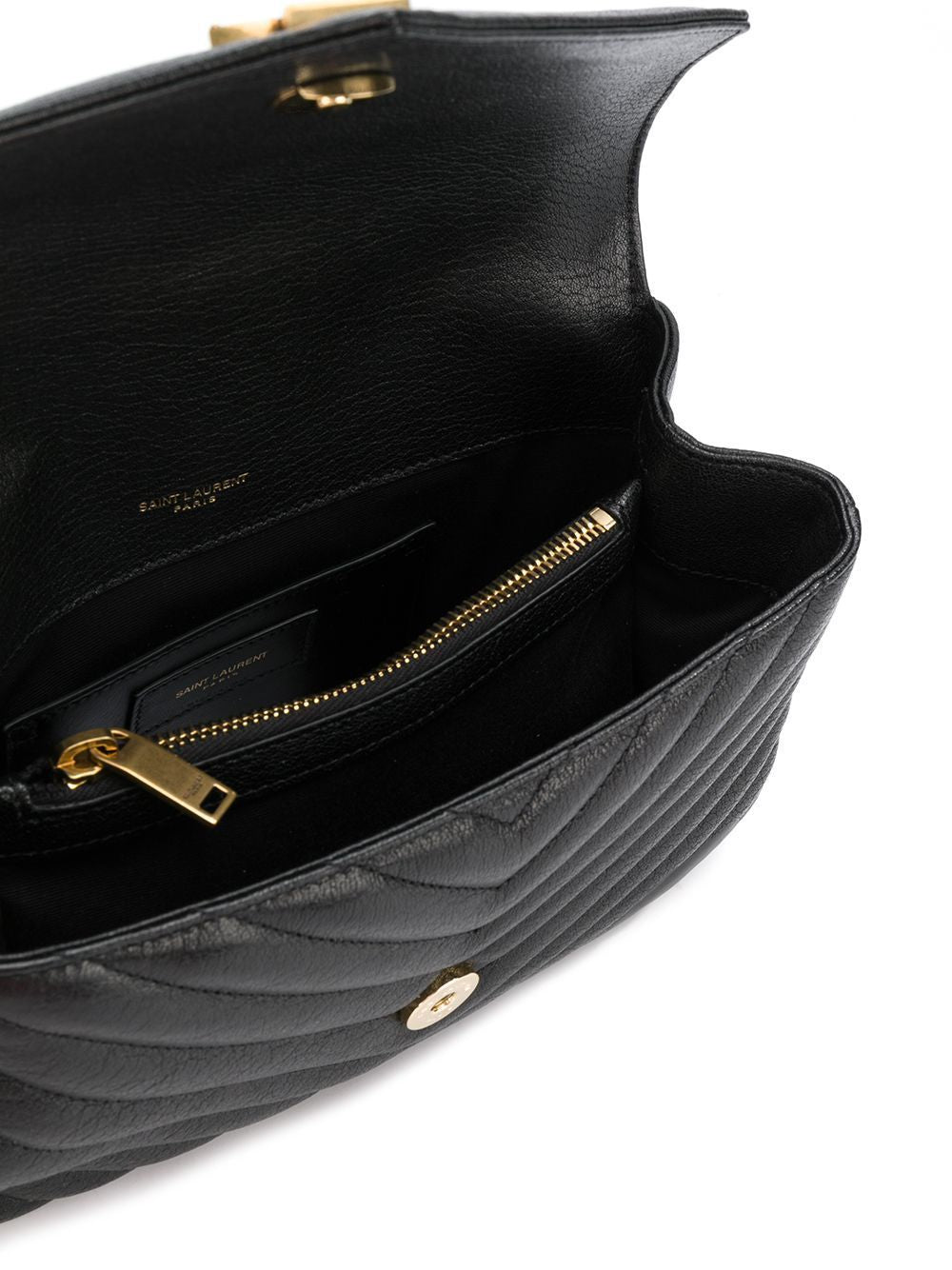 SAINT LAURENT Medium Handbag with Detachable Chain Strap