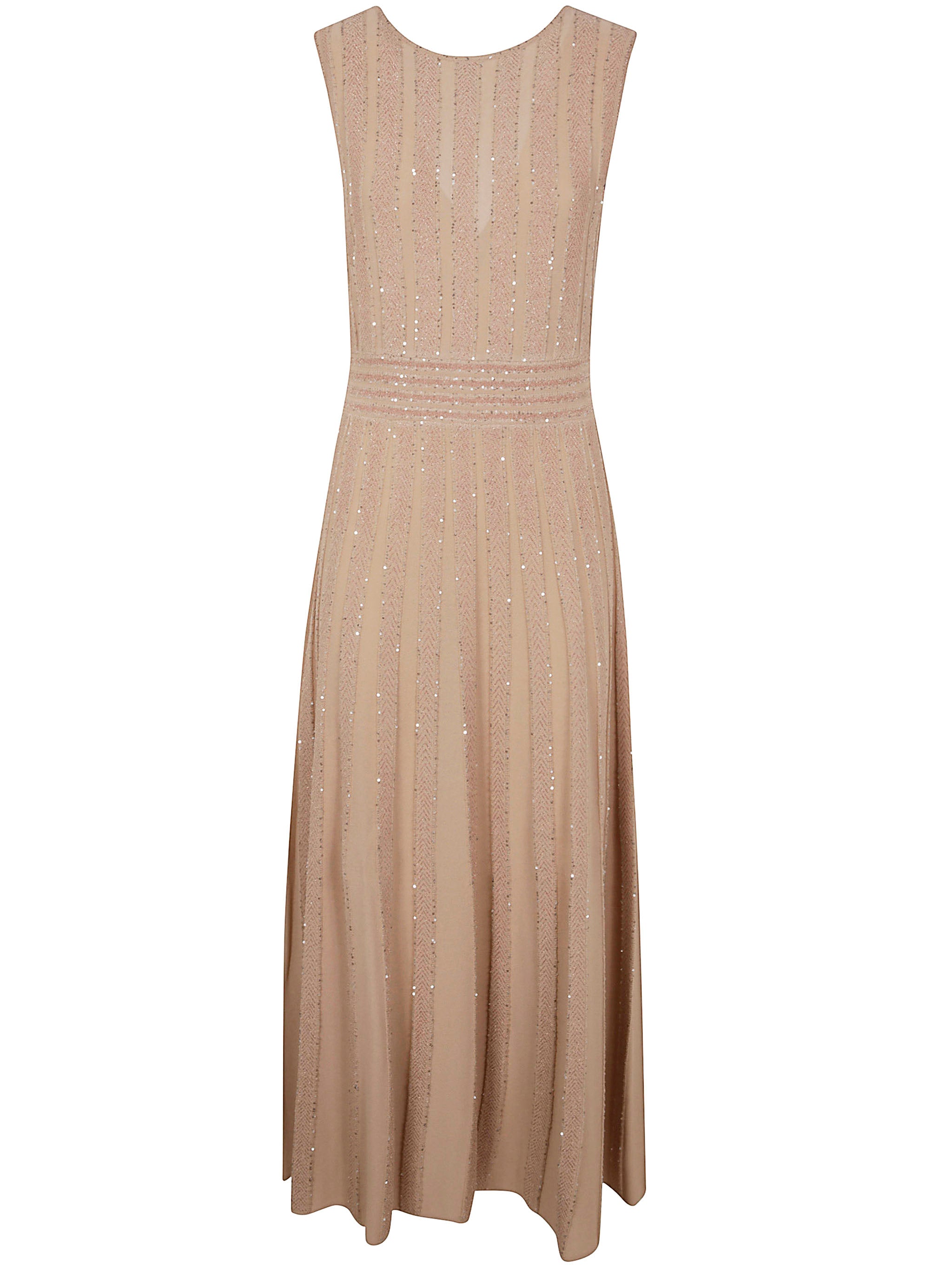 D.EXTERIOR Elegant Crystals Long Dress for Women - SS25 Collection