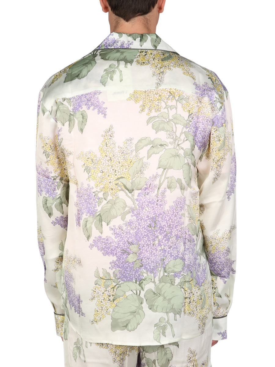 MOUTY Reverse Collar Pajama Shirt