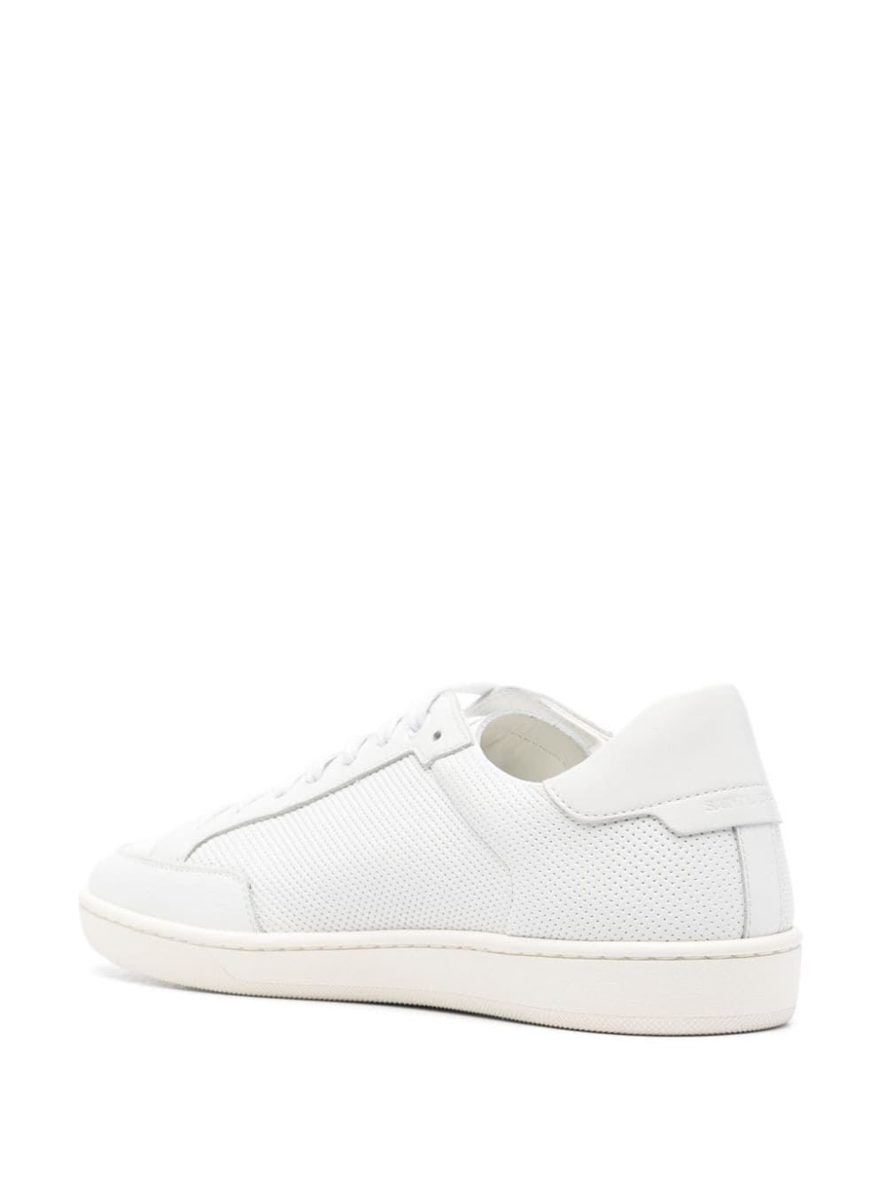 SAINT LAURENT Leather Flat Sneakers for Men