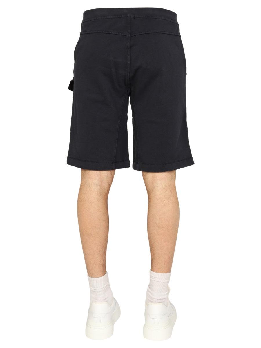 TEN C Men's Mini Pocket Bermuda Shorts