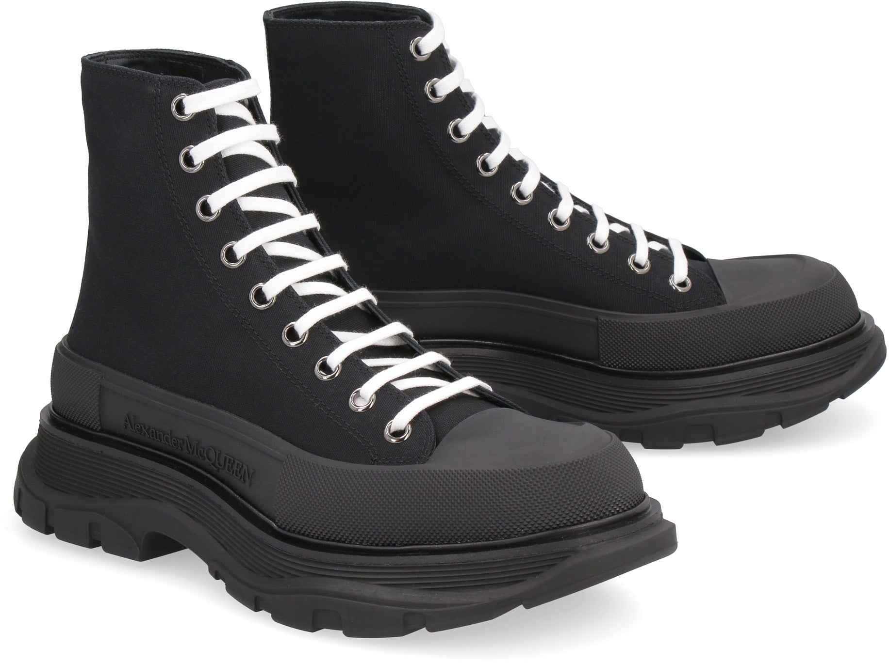 ALEXANDER MCQUEEN Tread Slick Ankle Boots