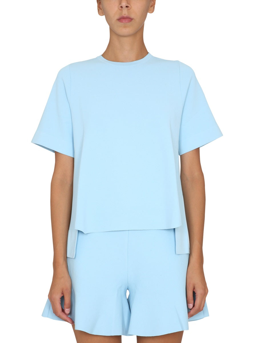 STELLA MCCARTNEY Asymmetrical Hemline T-Shirt for Women