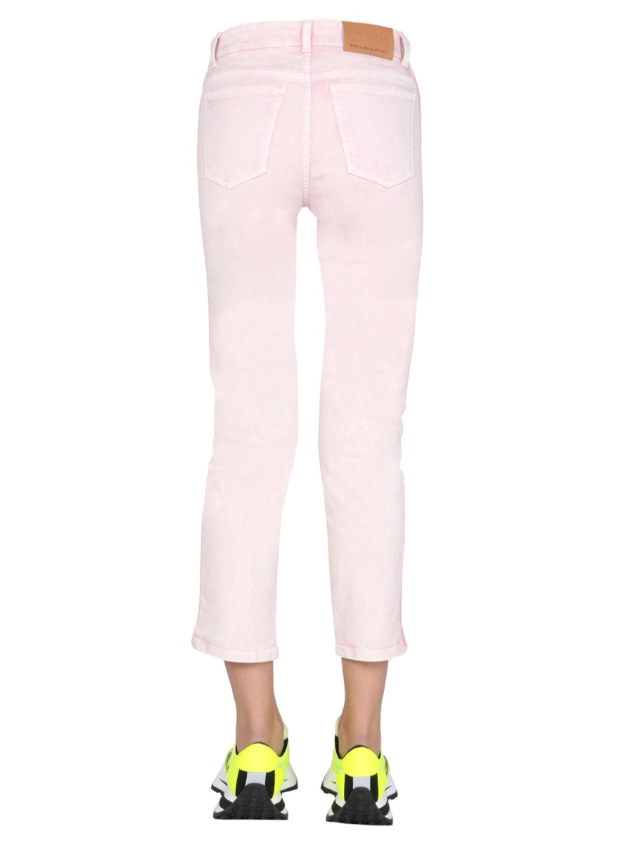 STELLA MCCARTNEY Chic Logo Band Jeans for Women