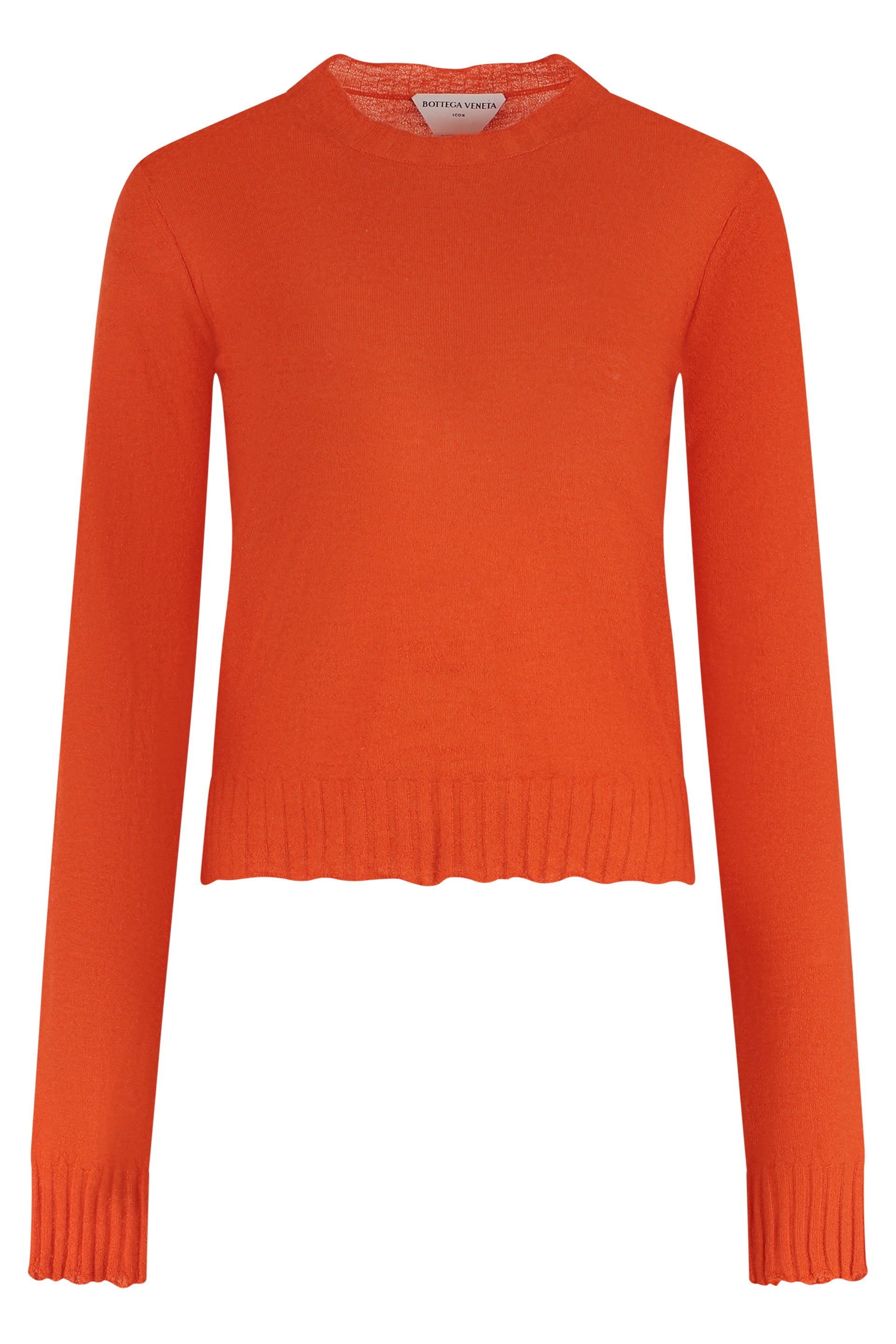 BOTTEGA VENETA Cashmere Sweater with Ribbed Knit Edges