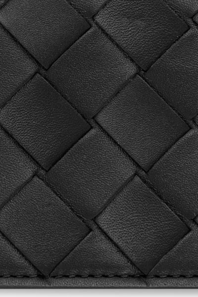 BOTTEGA VENETA Woven Raffia Mini Card Case - 11cm x 7.5cm