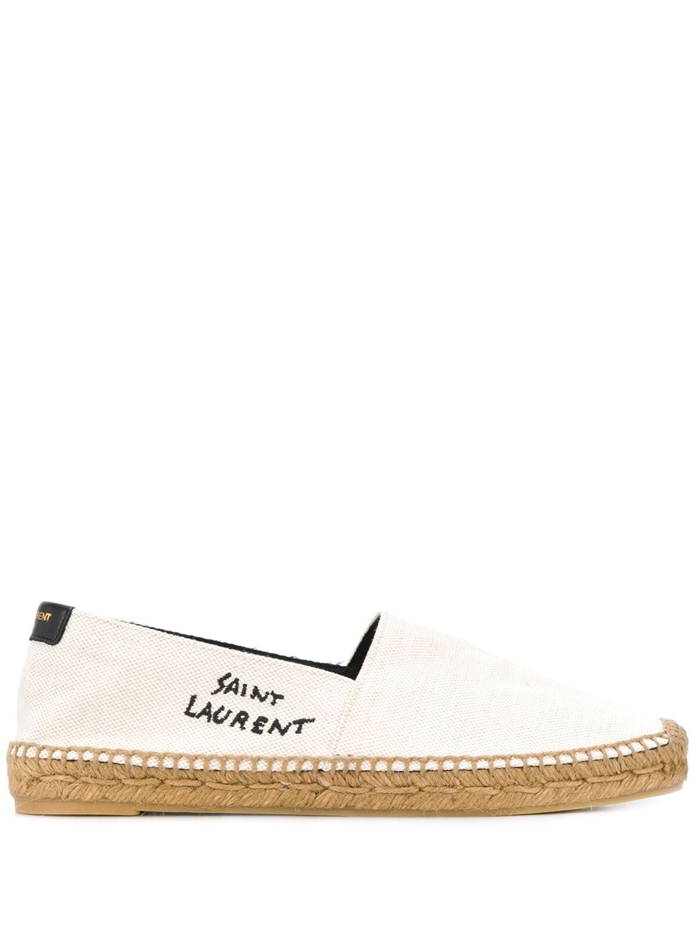 SAINT LAURENT Signature Canvas Espadrilles - Slip-On Style