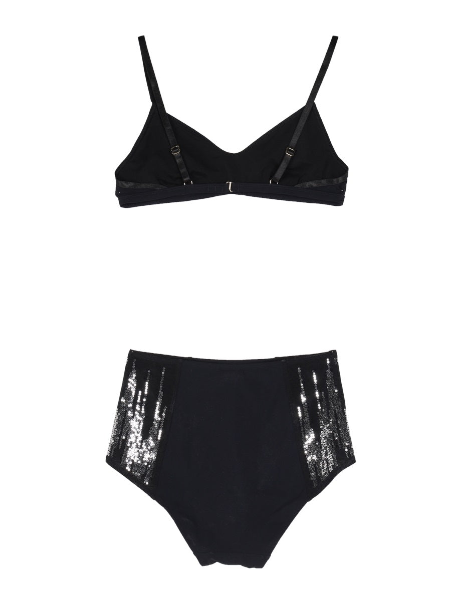 HUALA Sequined Mini Bralette Set