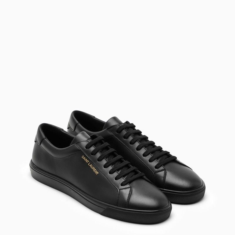 SAINT LAURENT Luxury Leather Lace-Up Sneakers for Men
