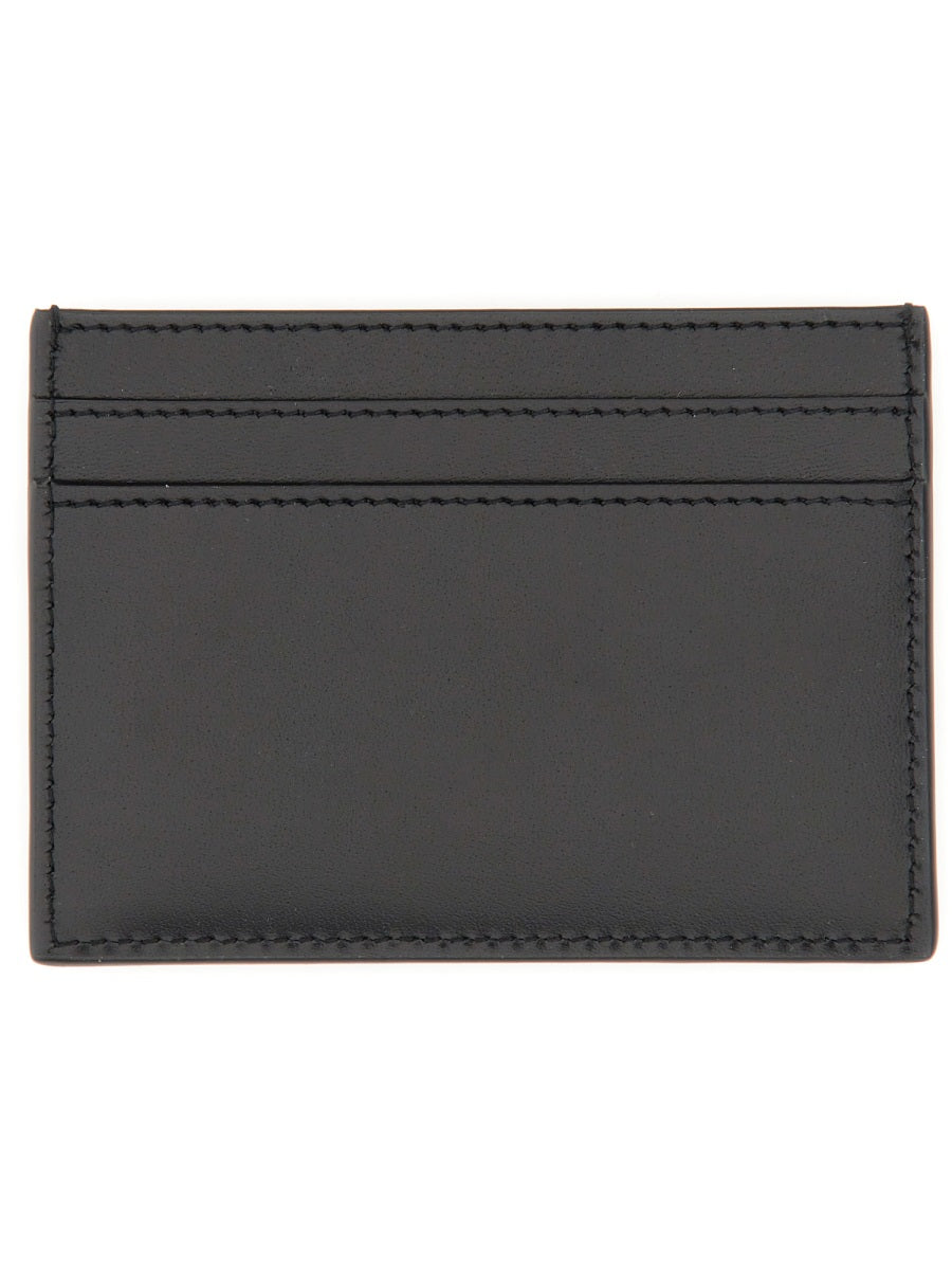 SAINT LAURENT Mini Leather Card Holder