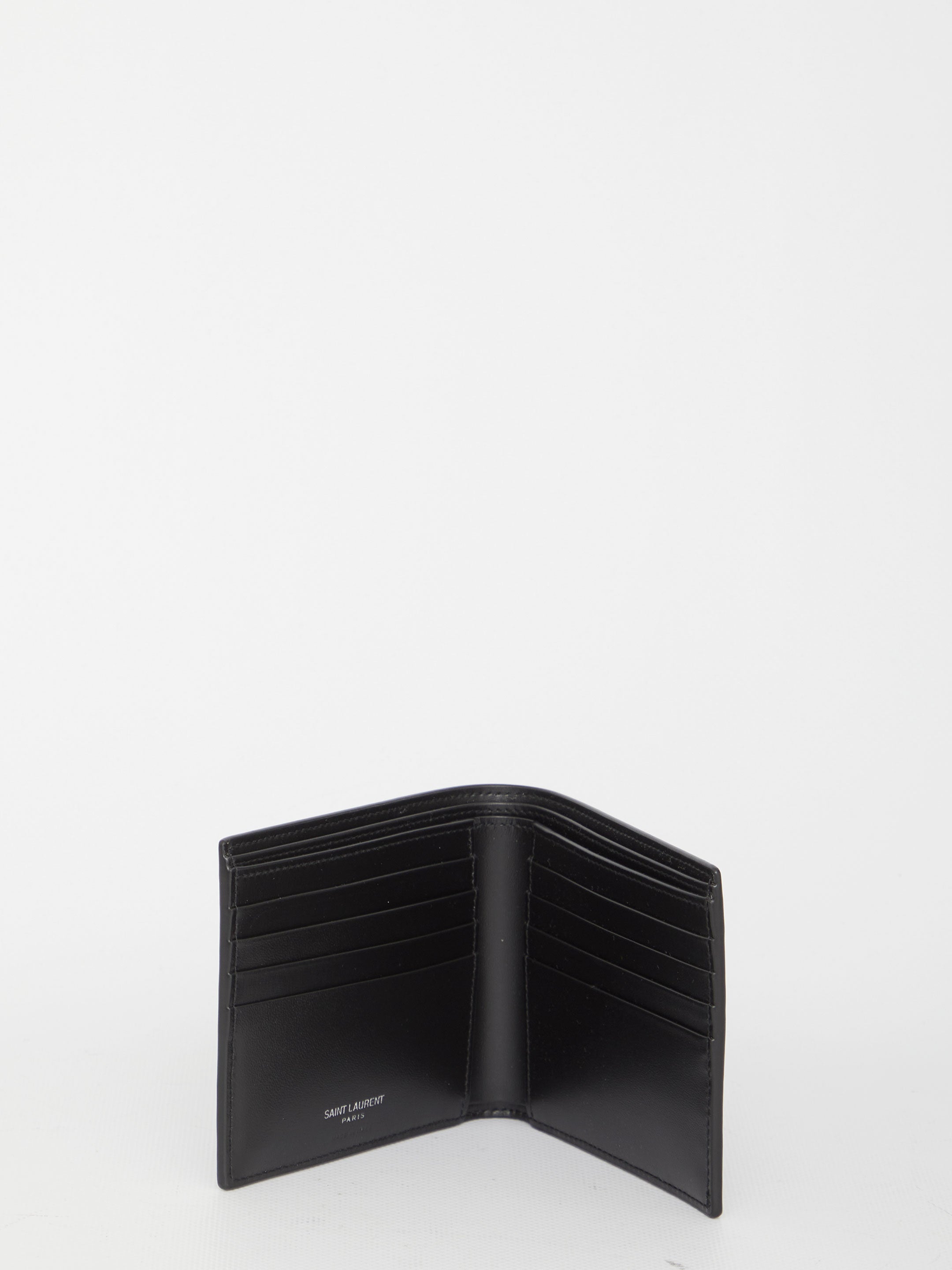 SAINT LAURENT Leather Bi-Fold Wallet