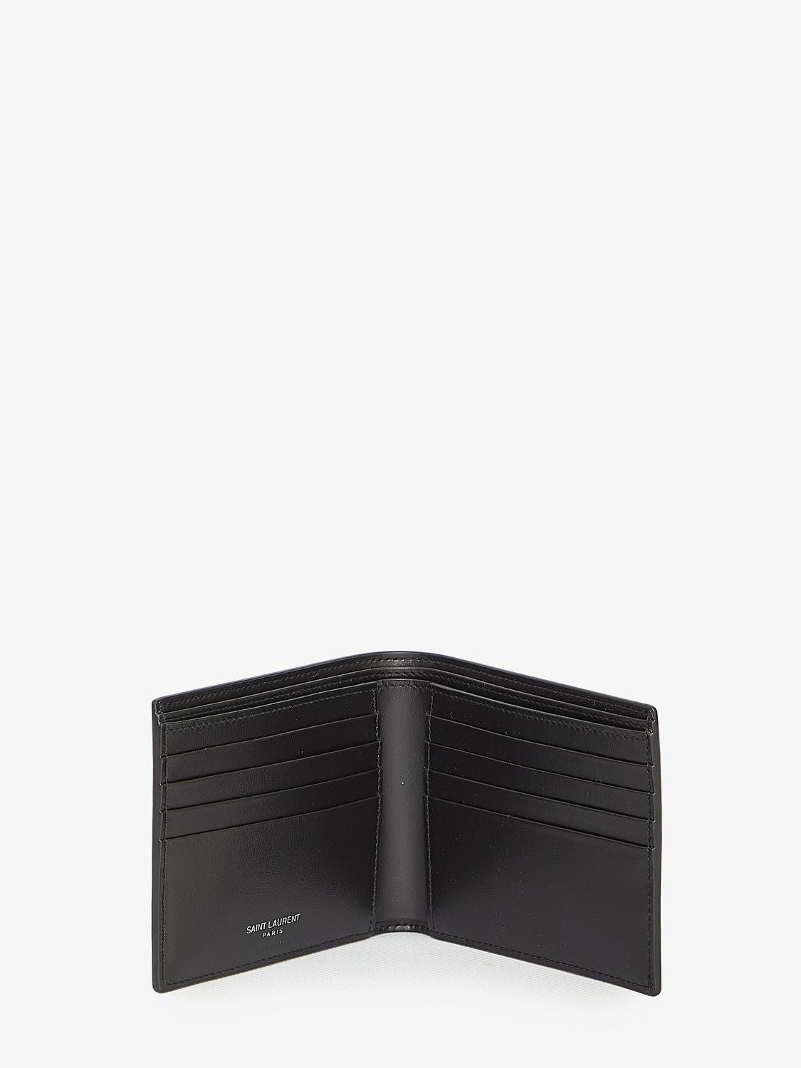 SAINT LAURENT Leather Bi-Fold Wallet