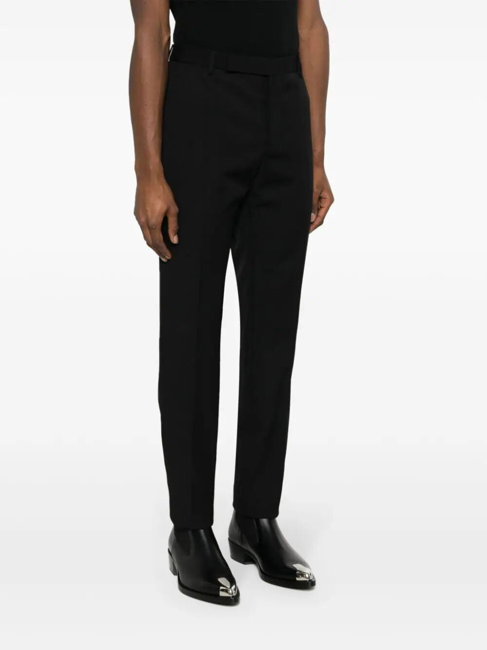 SAINT LAURENT Men's Classic Wool Pants - SS24 Collection