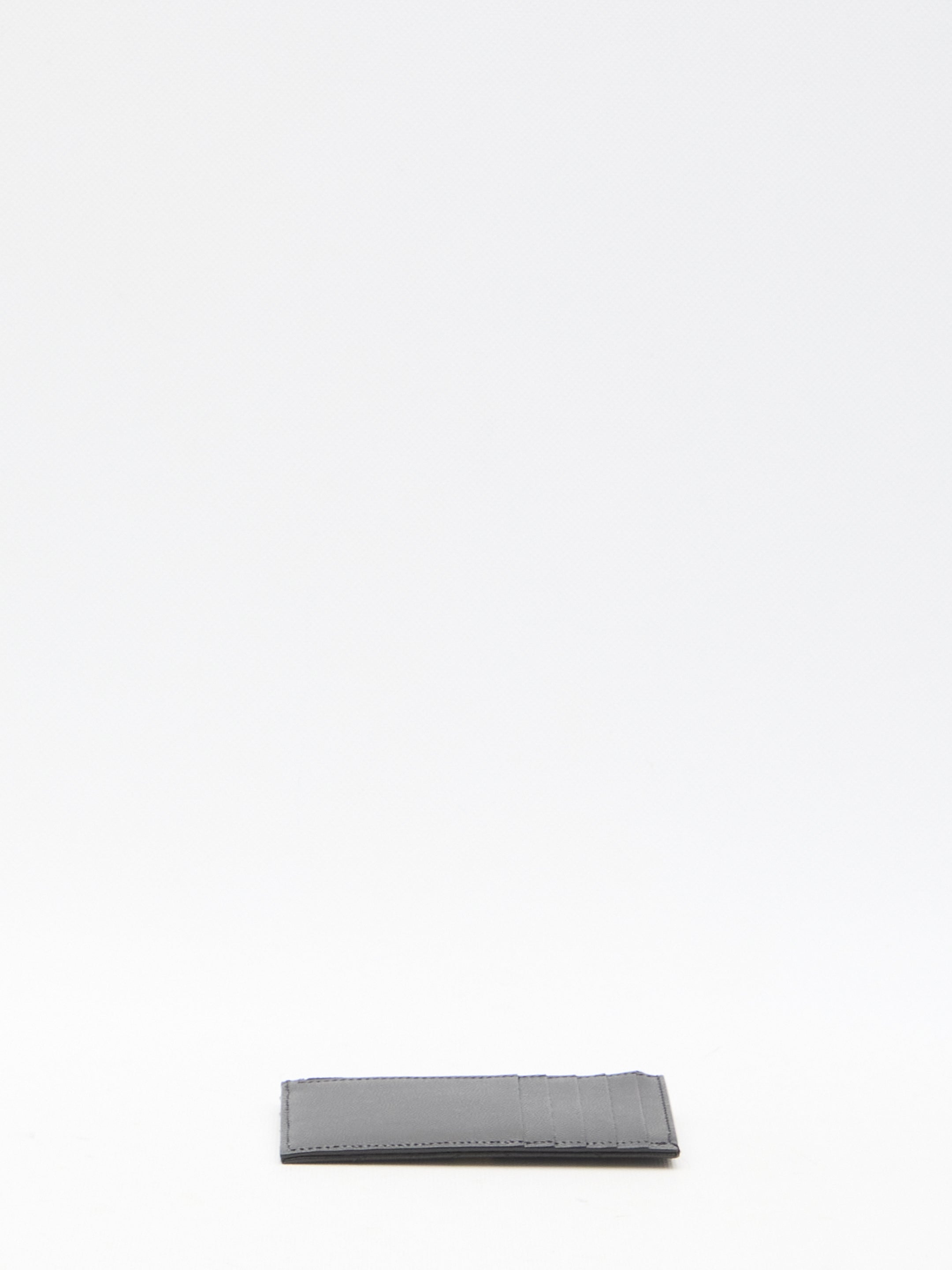 SAINT LAURENT Mini Leather Card Holder