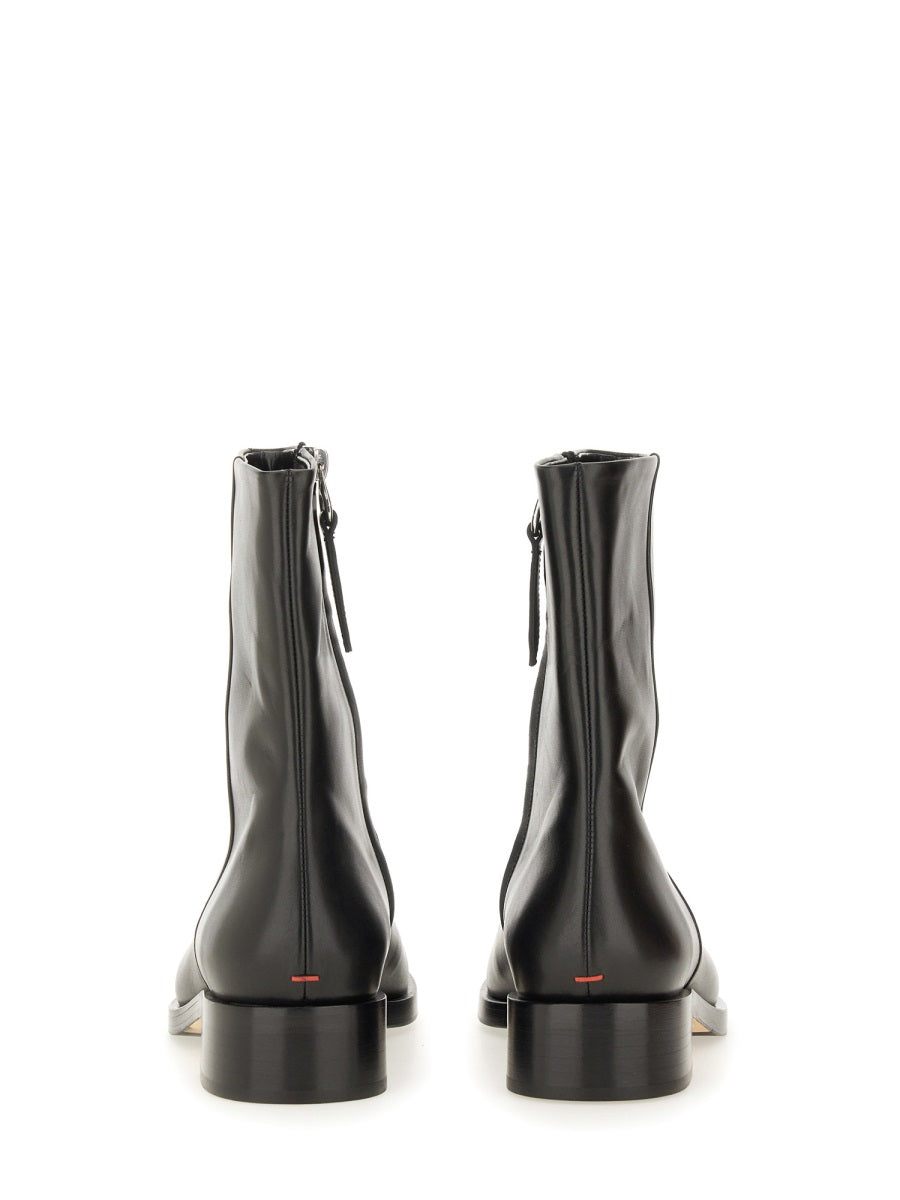 AEYDE Women's Classic Leather Ankle Boots