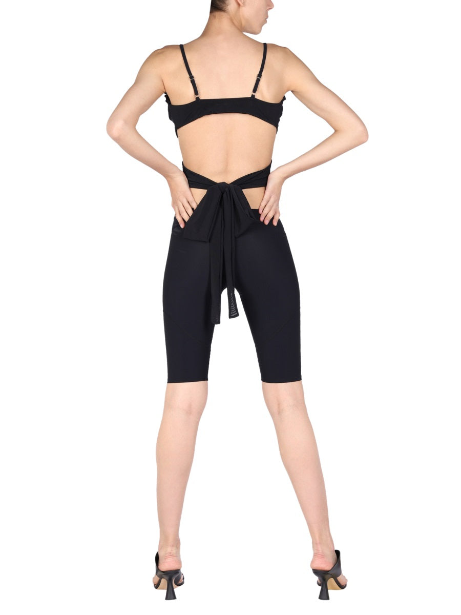 HUALA High Waist Cyclist Bermuda Shorts