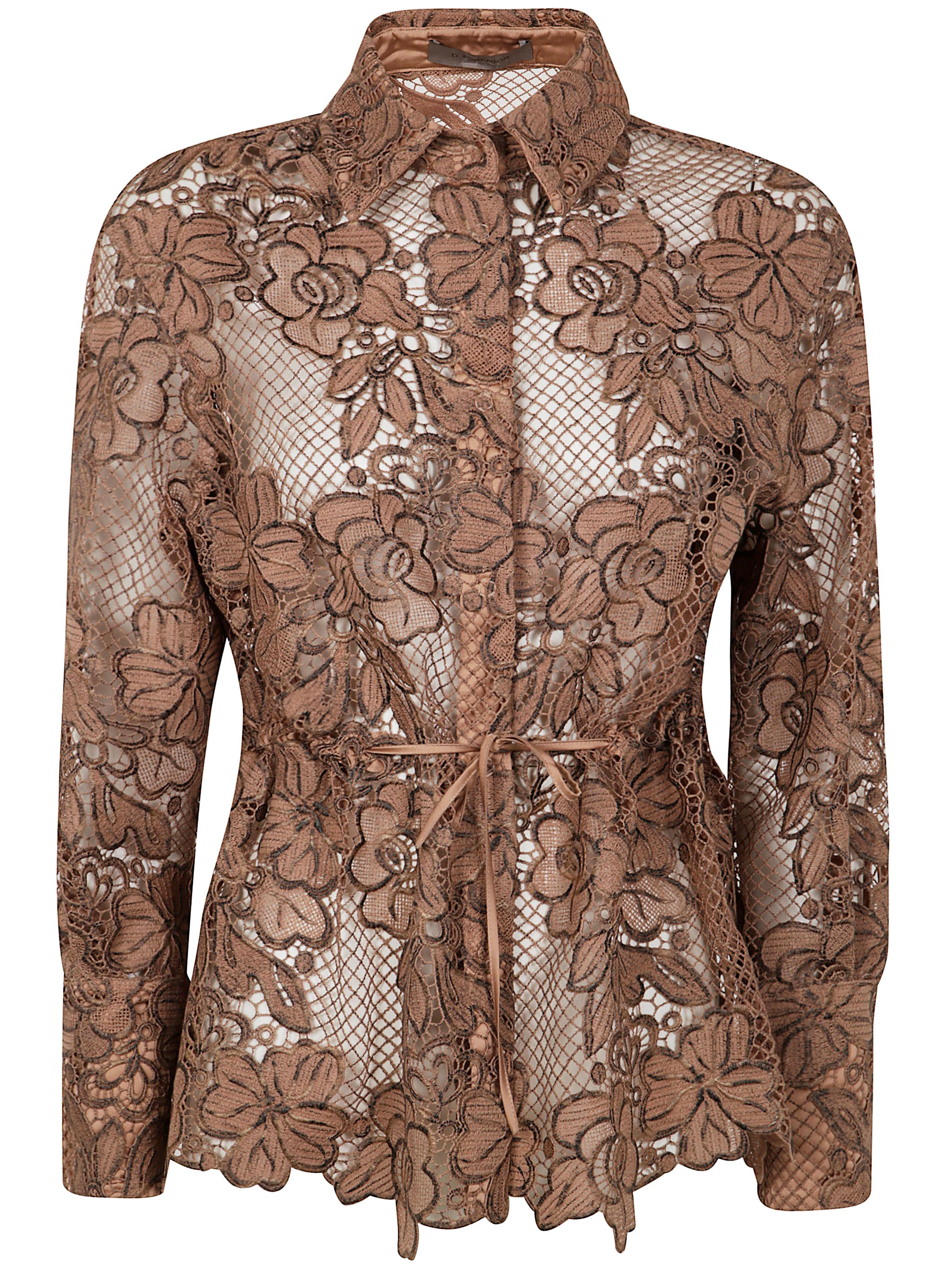 D.EXTERIOR Macrame Lace Blouse