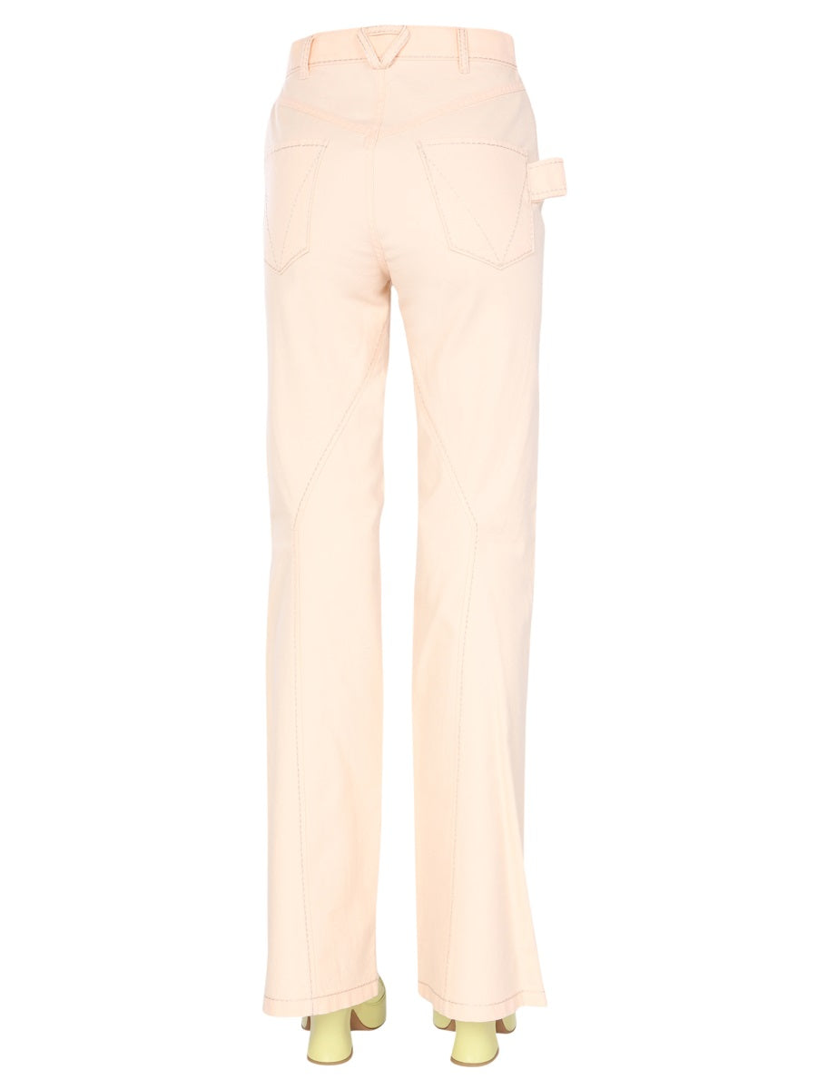 BOTTEGA VENETA Flared Jeans with Front Button Closure for Women