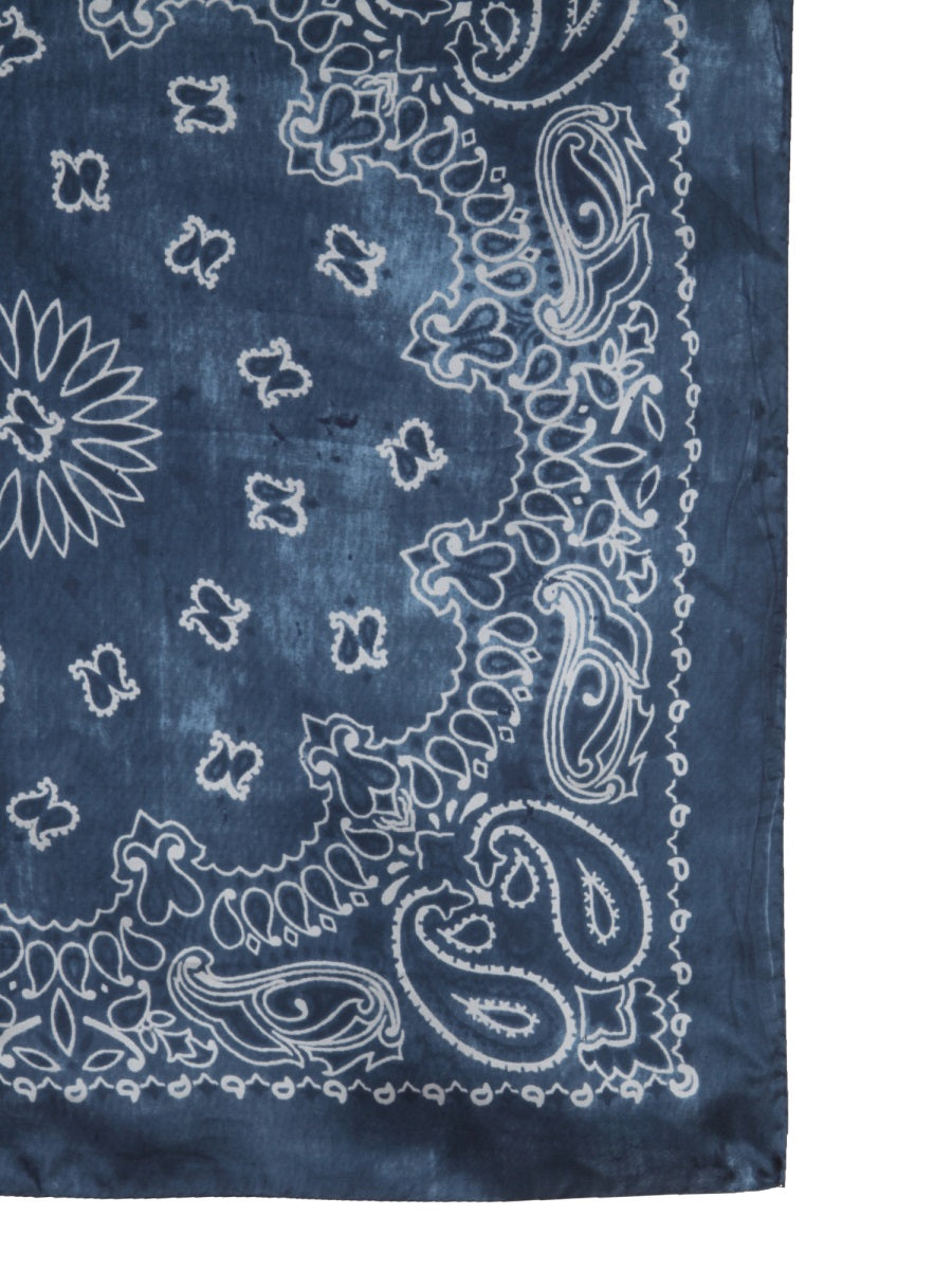 GOLDEN GOOSE Paisley Print Scarf - 65 CM