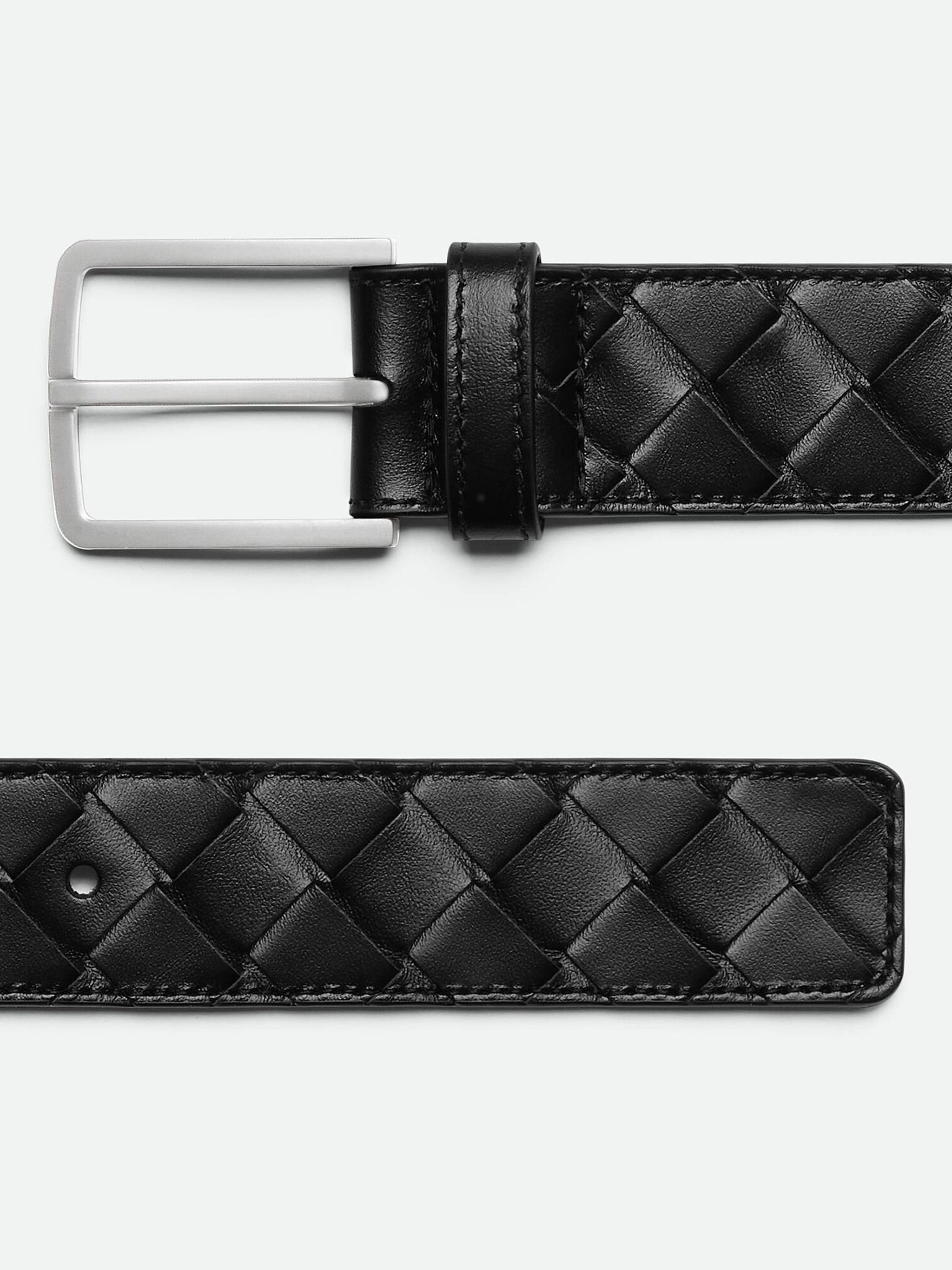 BOTTEGA VENETA Leather Belt 3.5 CM