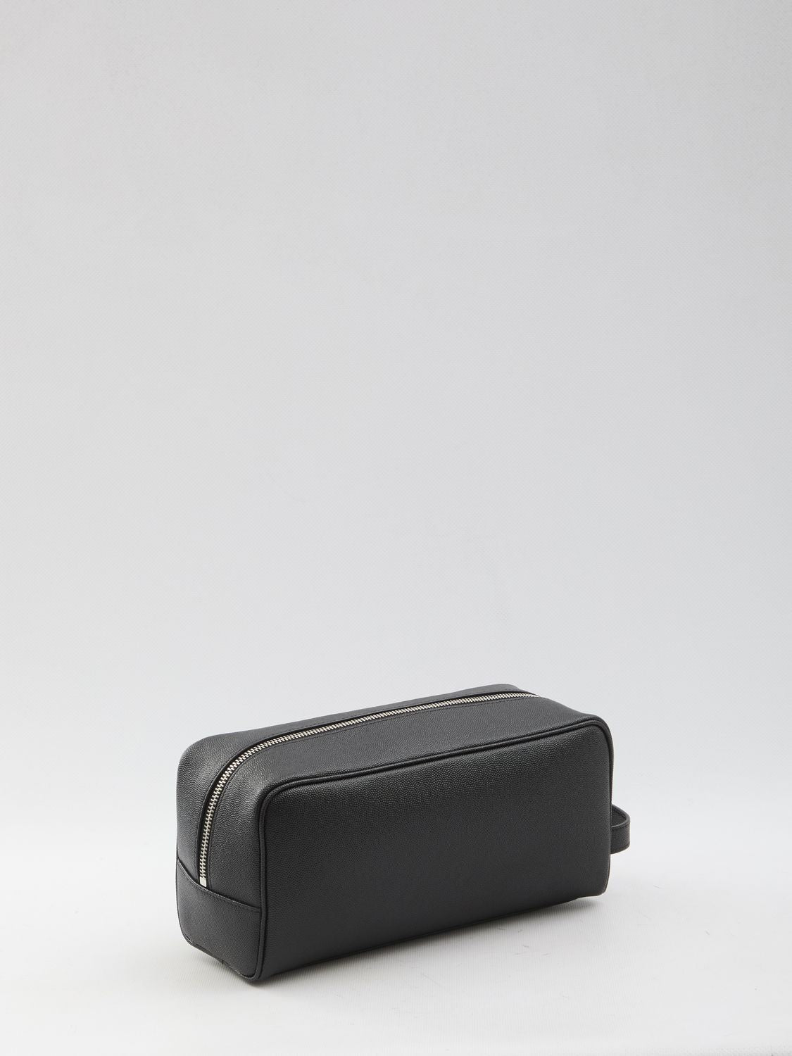 SAINT LAURENT Leather Toiletry Case 30x14x11cm