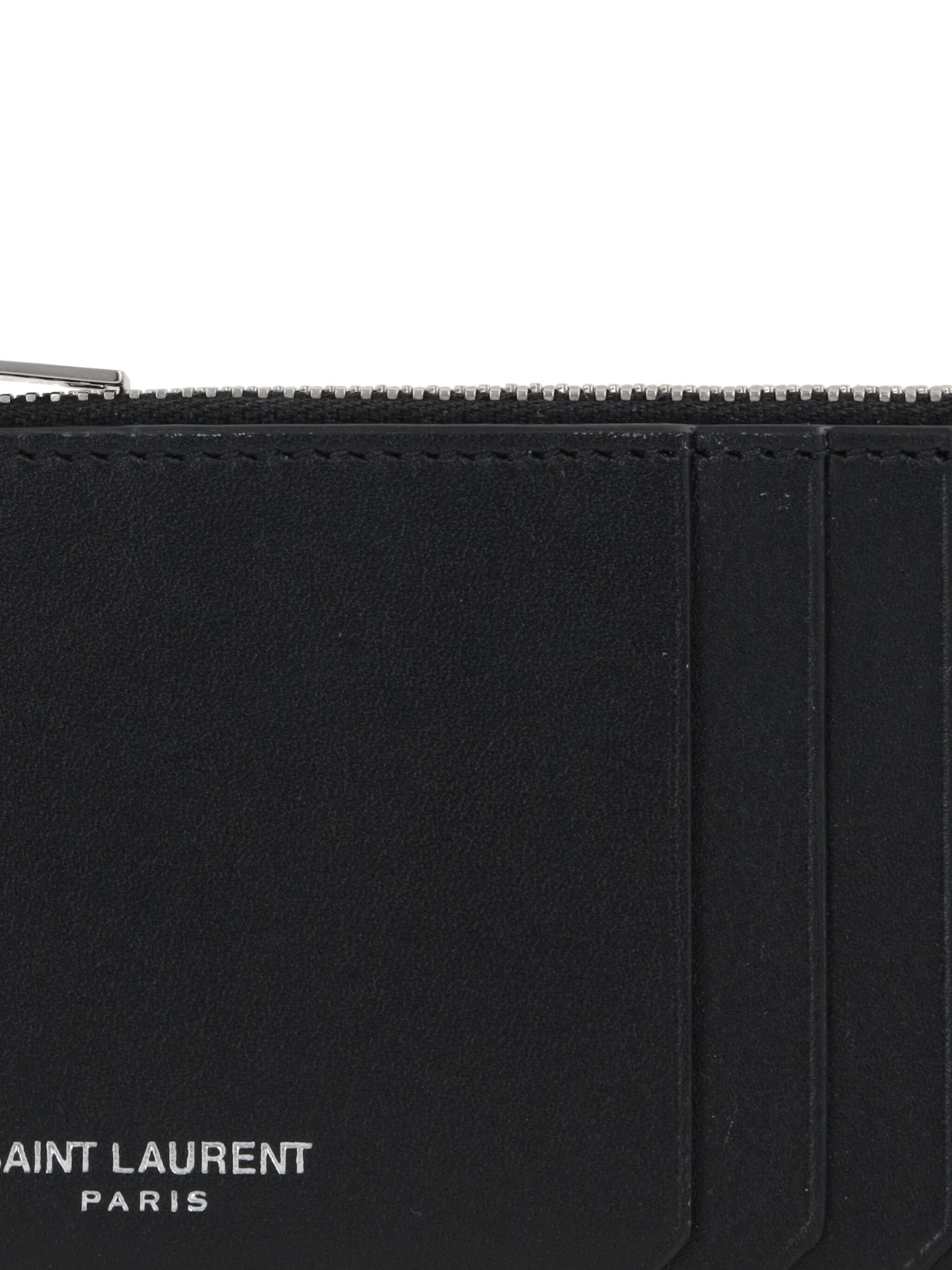 SAINT LAURENT Men's Mini Wool Wallet