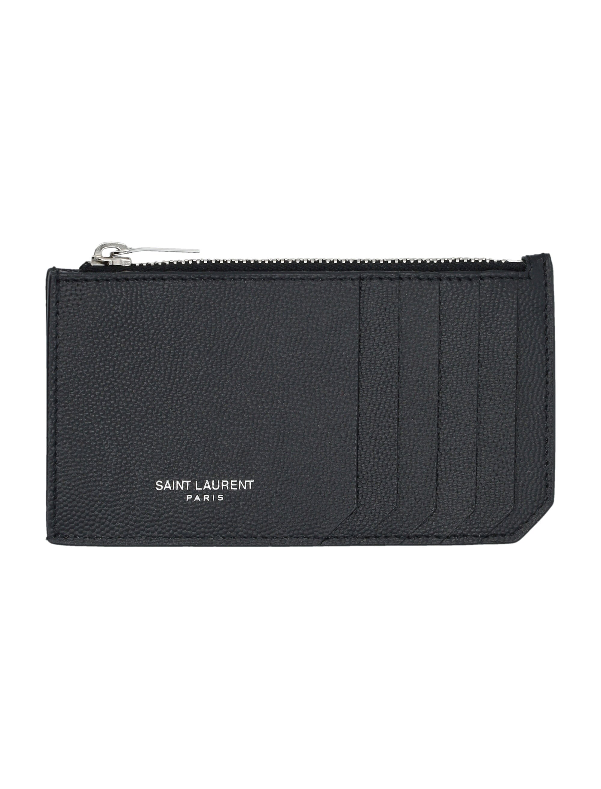 SAINT LAURENT Mini Fragments Card Holder
