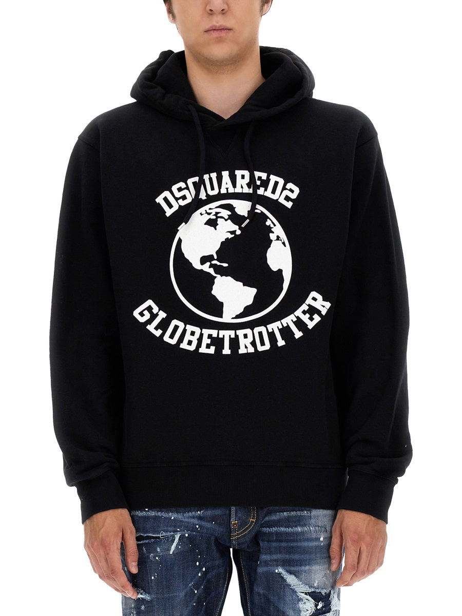 DSQUARED GLOBETROTTER HOODIE