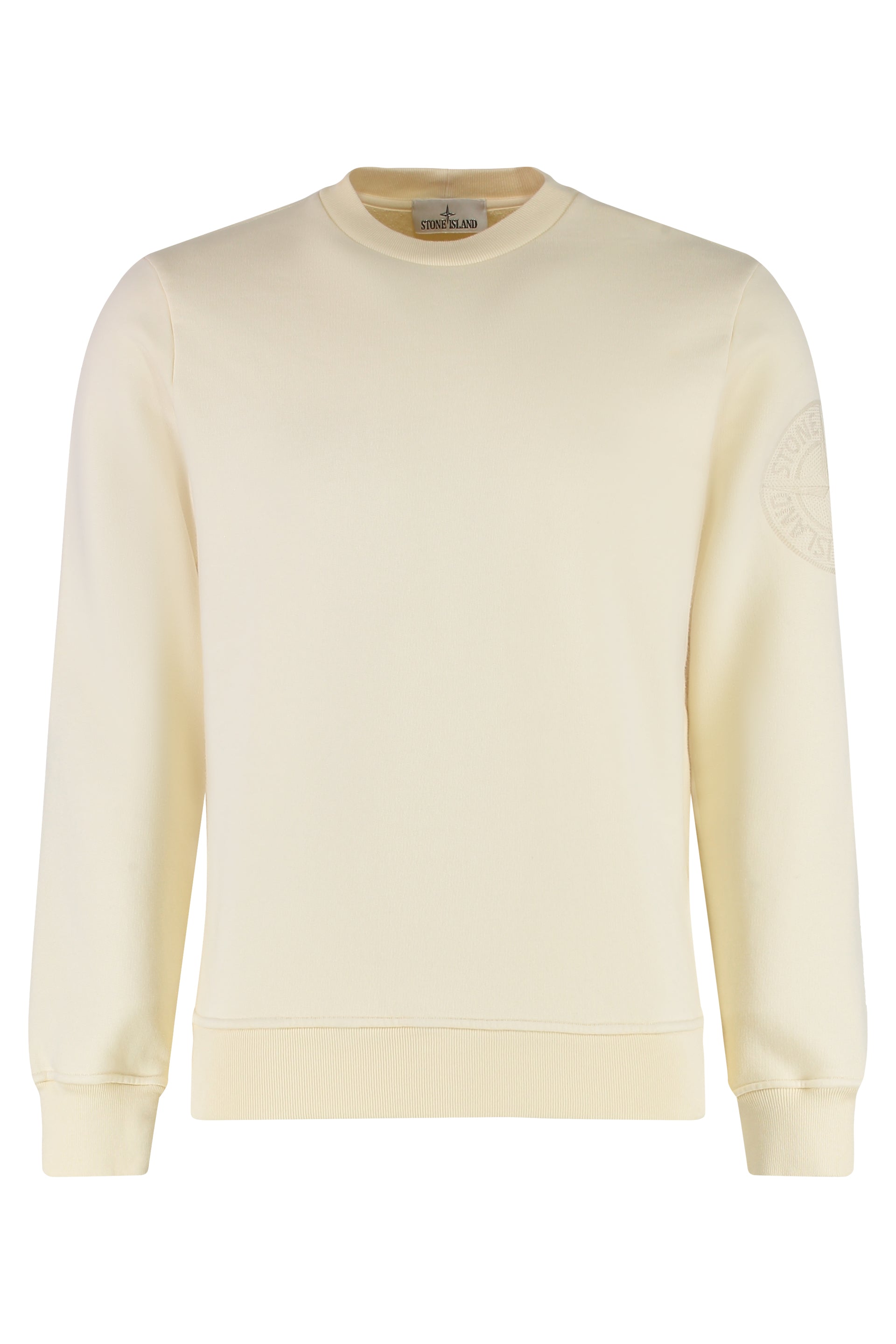 STONE ISLAND Cotton Crew-Neck Sweatshirt for Men