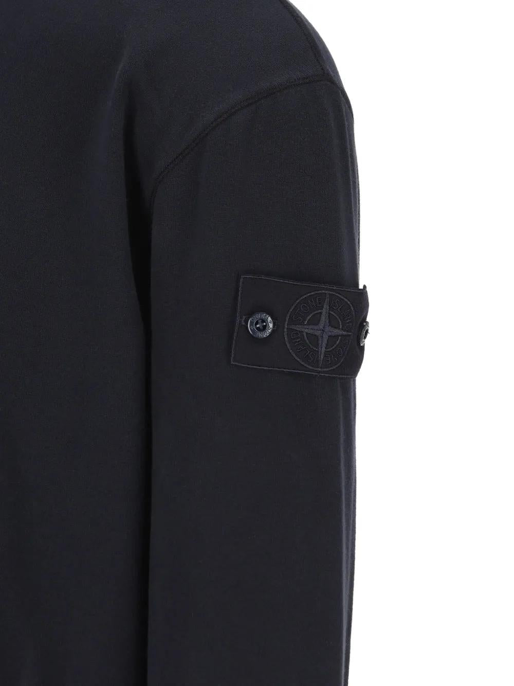 STONE ISLAND Men's Ribbed Edge Sweatshirt - Size L