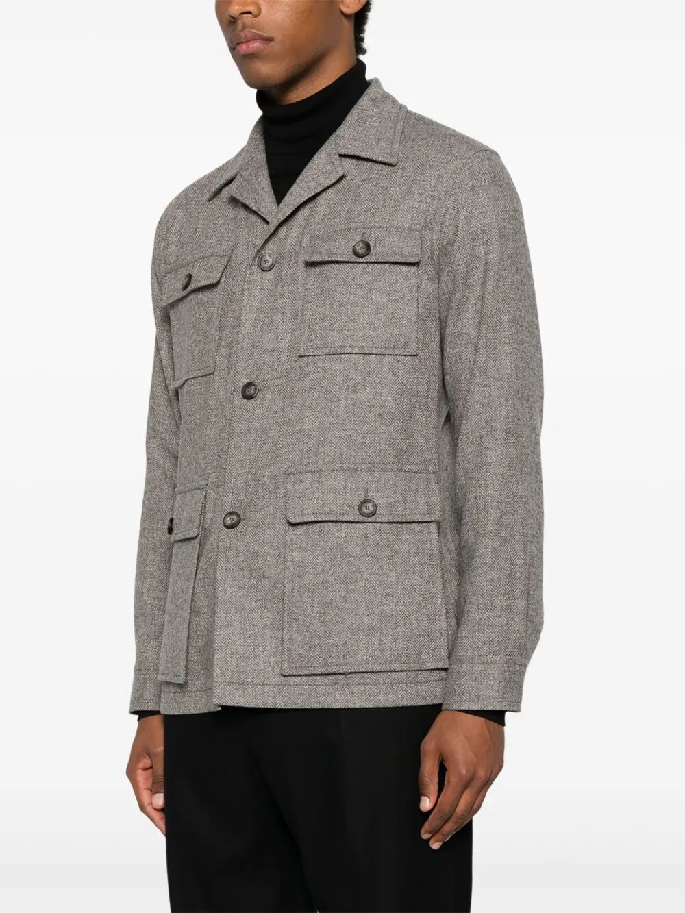 TAGLIATORE Men's Wool Blend Outerwear Jacket