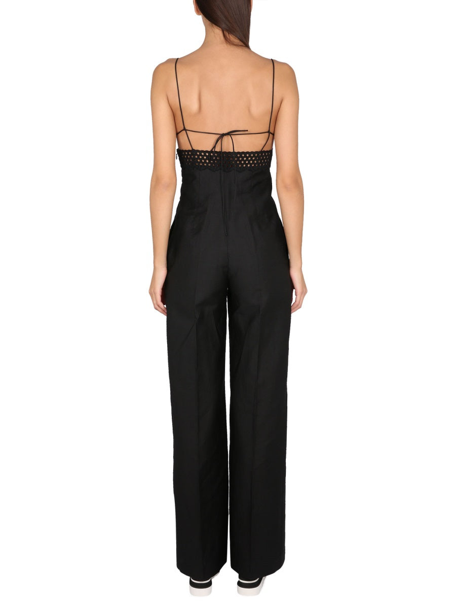 STELLA MCCARTNEY Sangallo Bustier Mini Jumpsuit