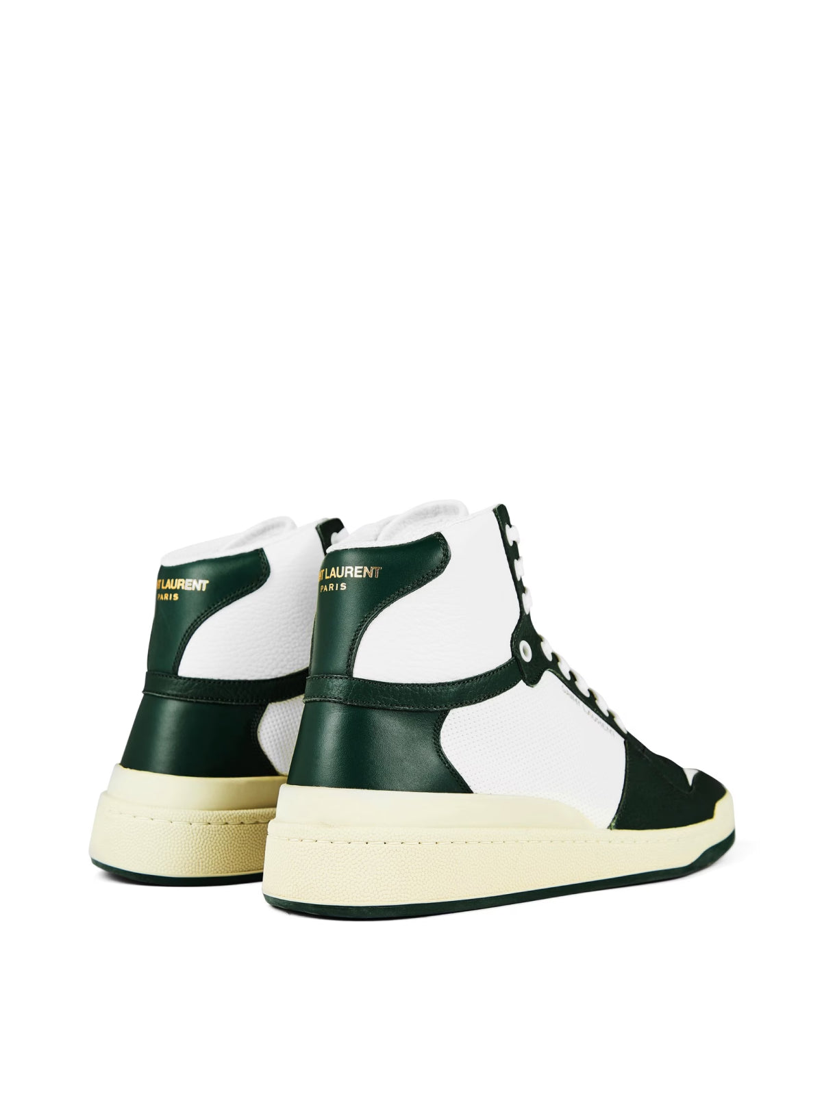 SAINT LAURENT Logo Mid-Top Sneakers for Men - SS24 Collection