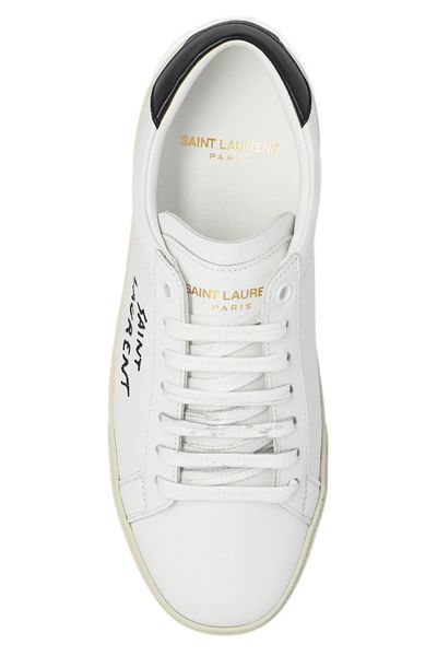 SAINT LAURENT Signature Mini Leather Sneakers for Women