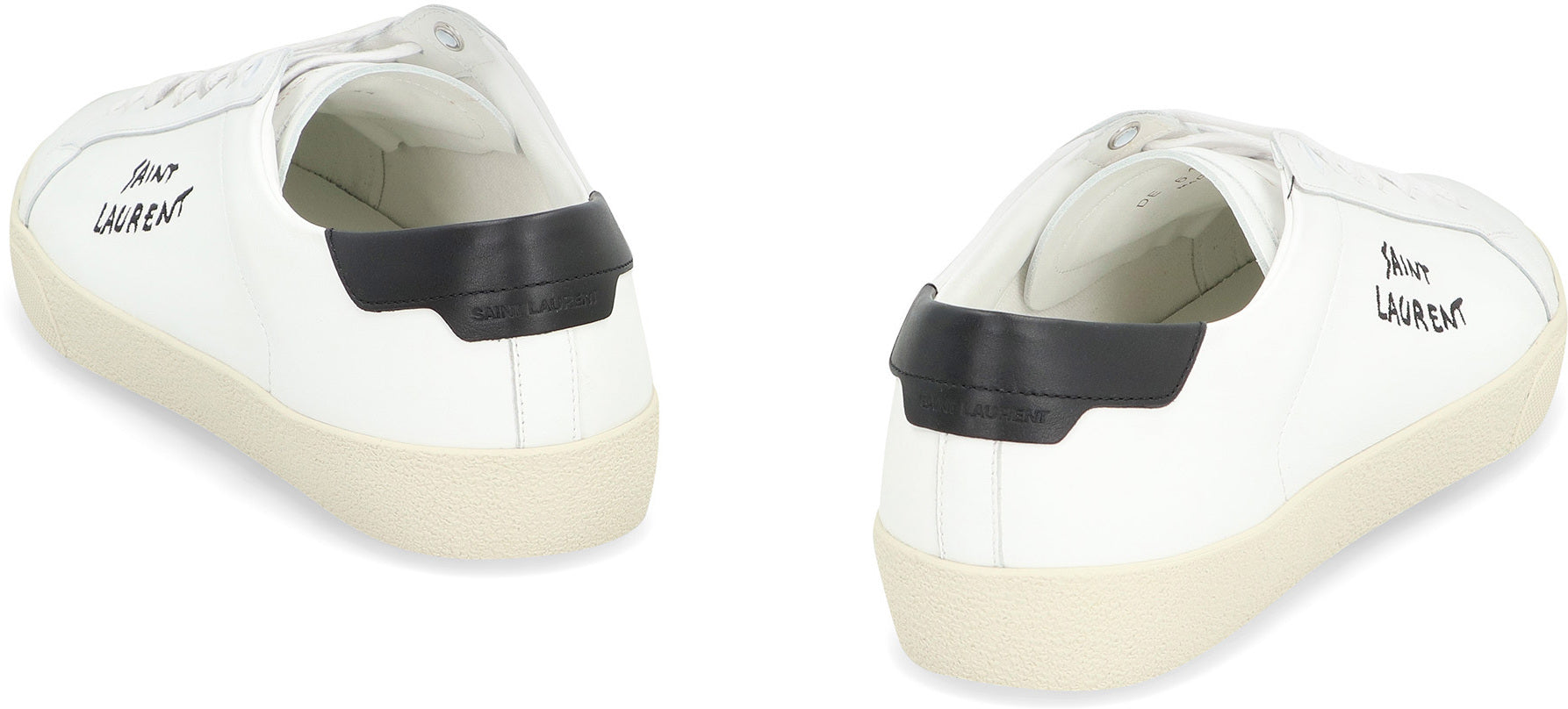 SAINT LAURENT Embroidered Logo Low-Top Sneakers for Men