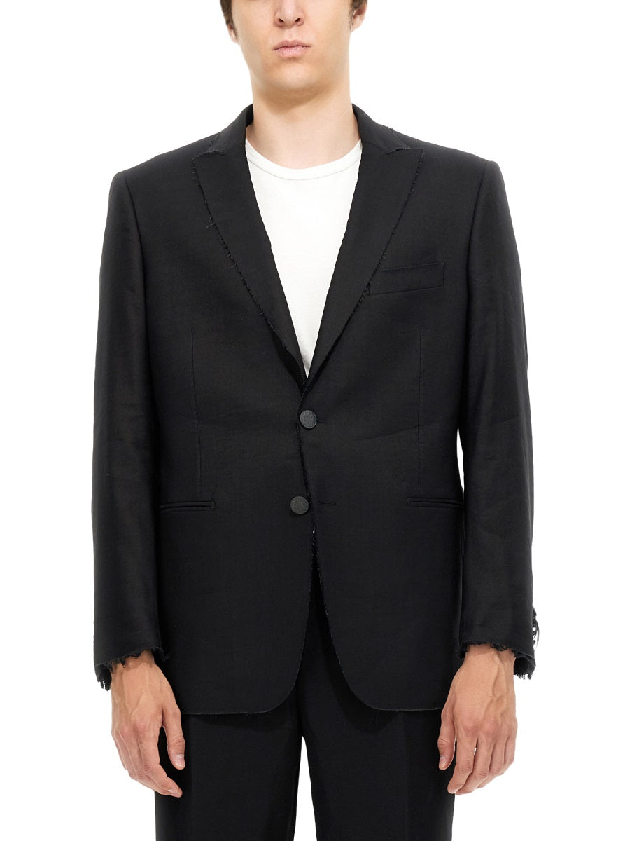 TONELLO Single-Breasted Jacket with Peaked Lapels