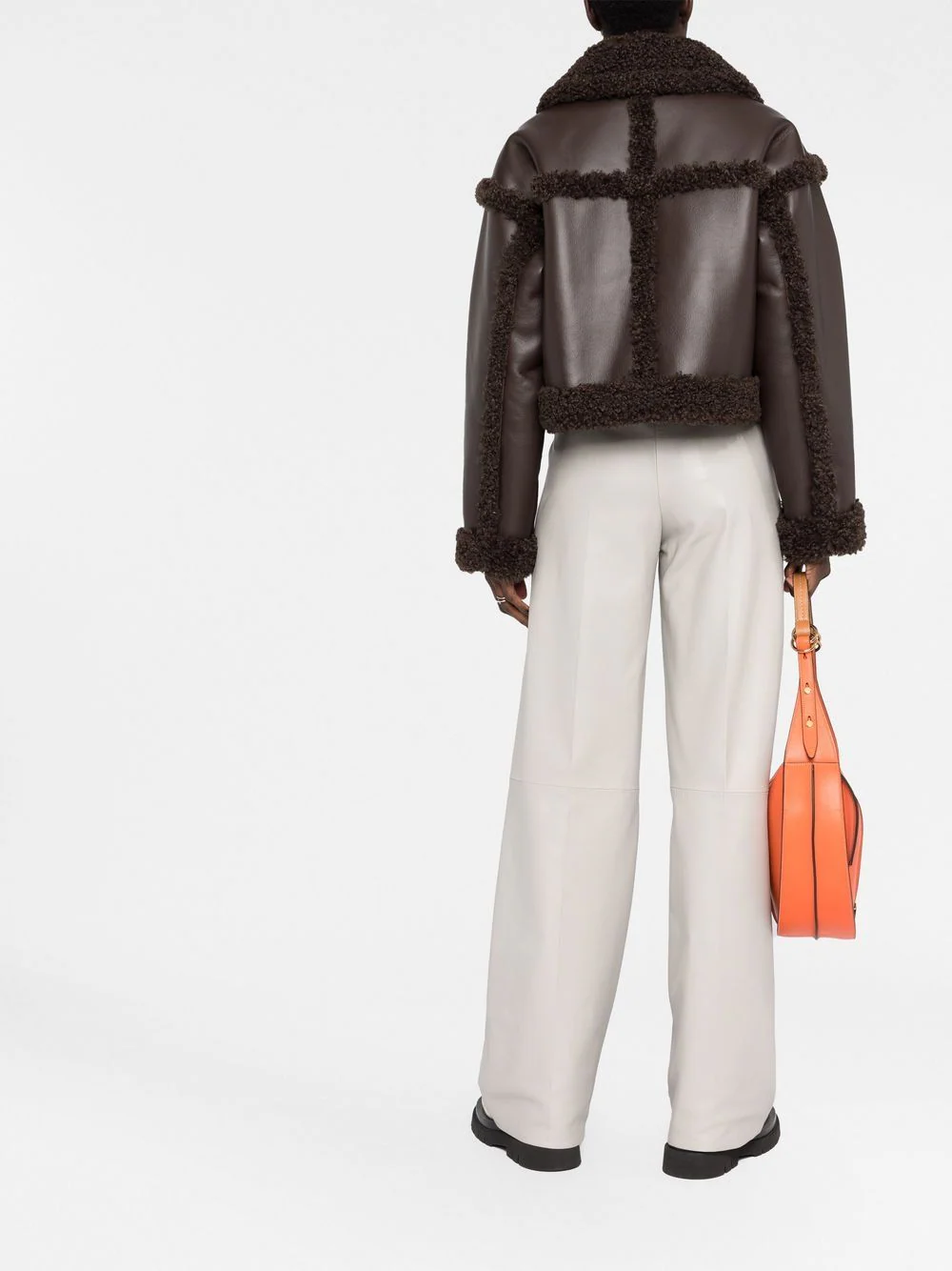 STAND STUDIO Women's Double-Breasted Notched Collar Jacket